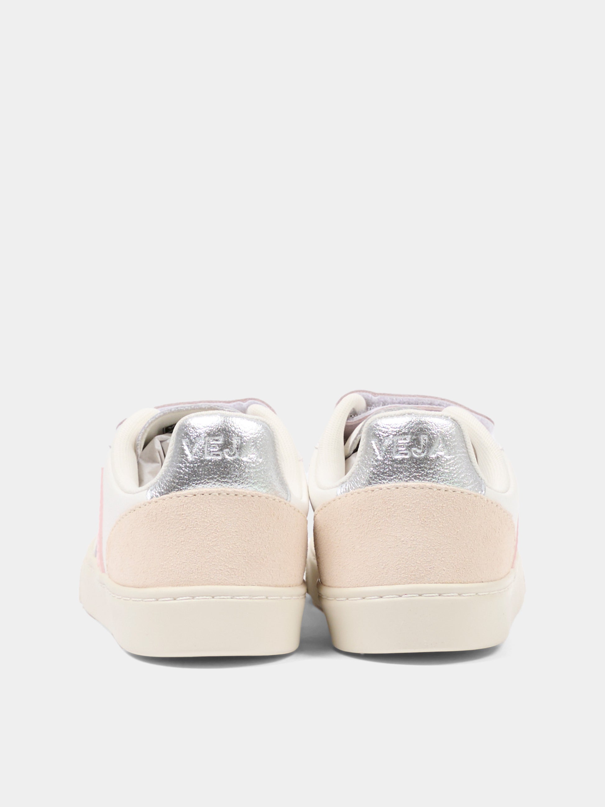 Sneakers bianca per bambina con logo,Veja,CV0521505C