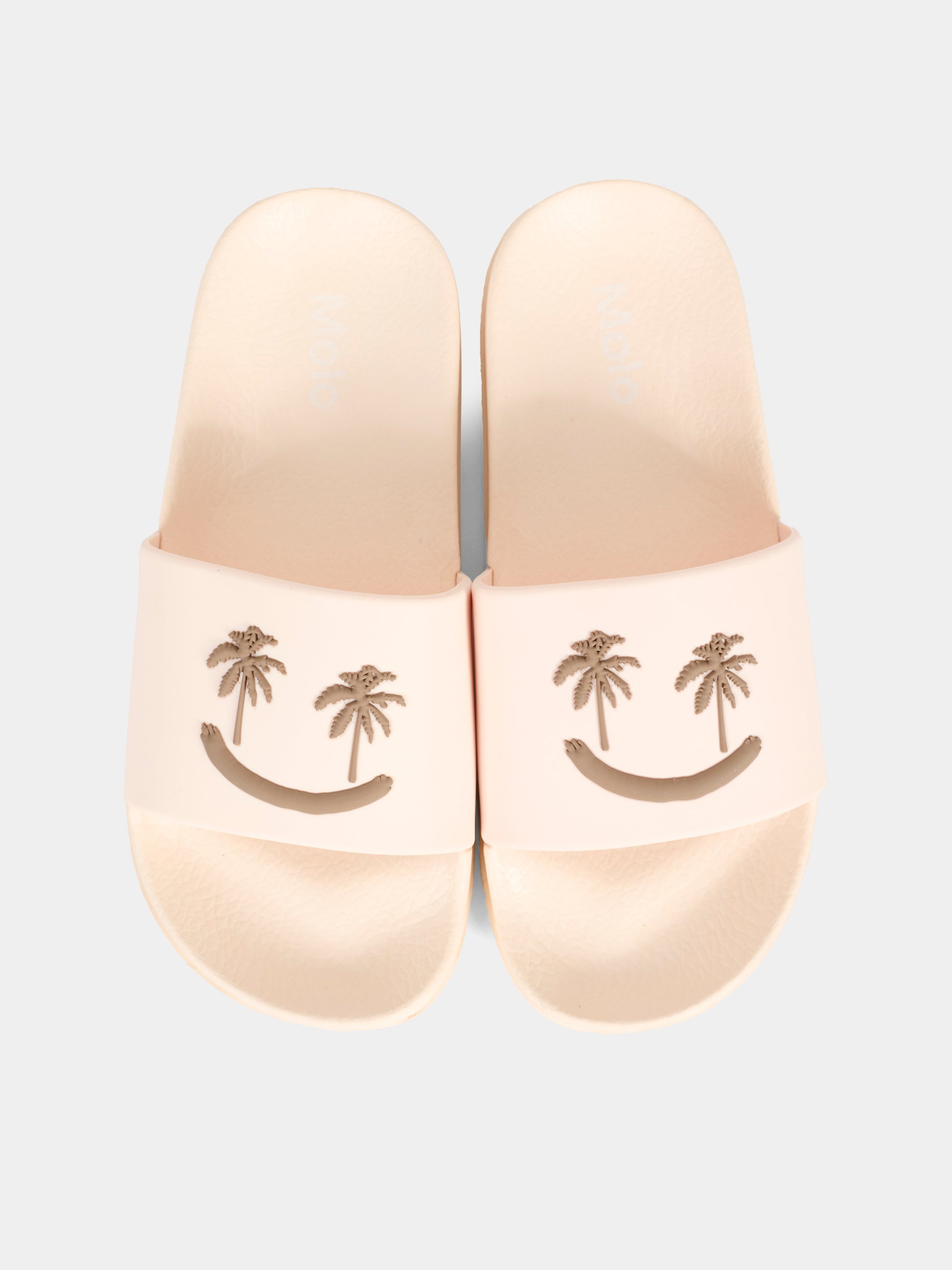 Ciabatte beige Zhappy per bambini con smile,Molo,7S25U201 5410