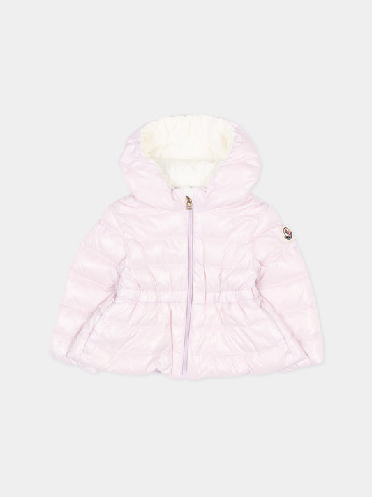 Piumino lilla  Pinar  per neonata,Moncler Kids,L1951 1A00009 597Z8 509