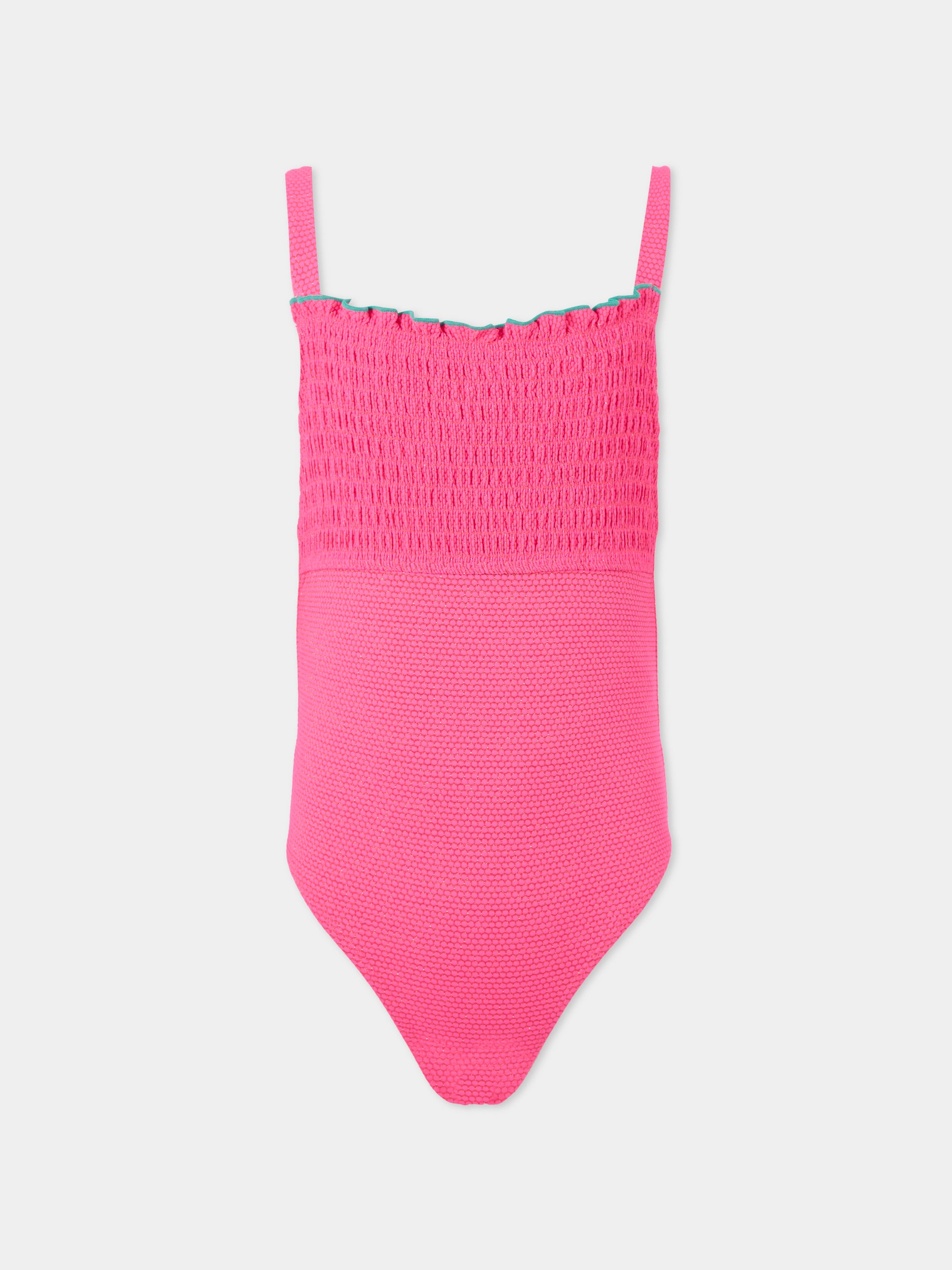 Costume intero rosa per bambina,Billieblush,U21042 47A