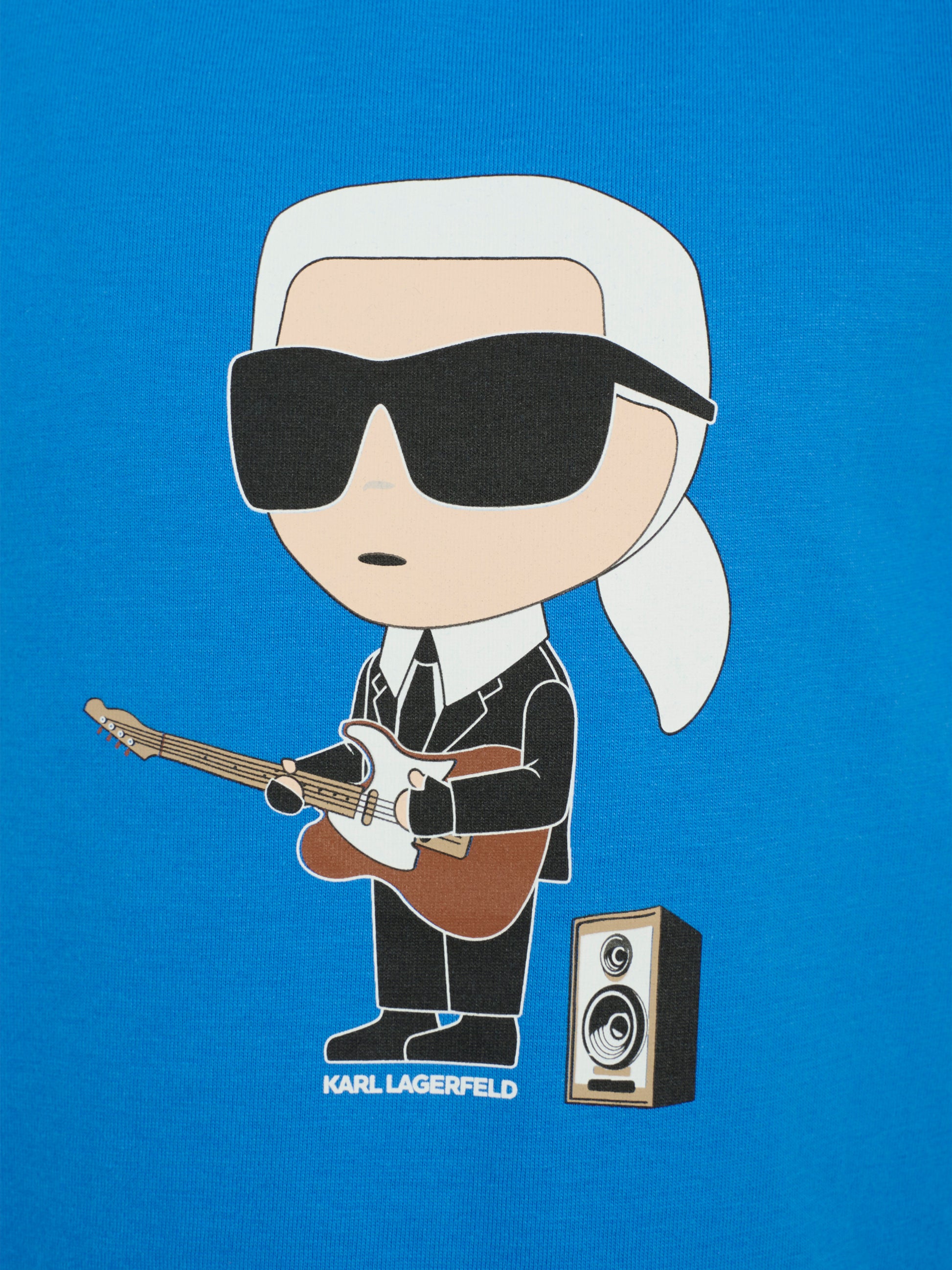 T-shirt blu per bambino con Karl Lagerfeld,Karl Lagerfeld Kids,Z30438 816