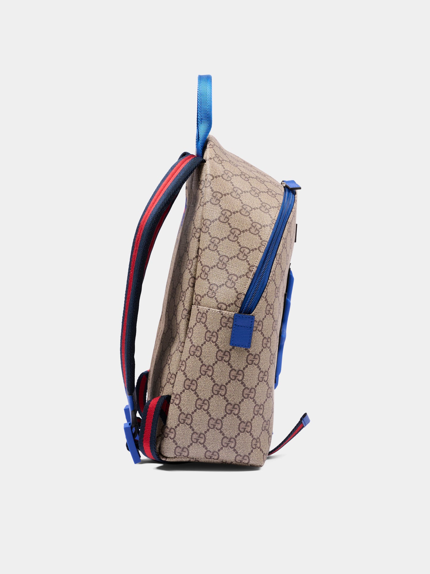 Zaino beige per bambini con Mr. Sneeze,Gucci Kids,851222 FAFO8 9857