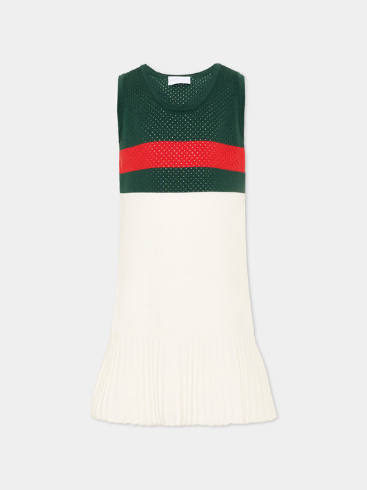 Robe multicolore color block pour Fille