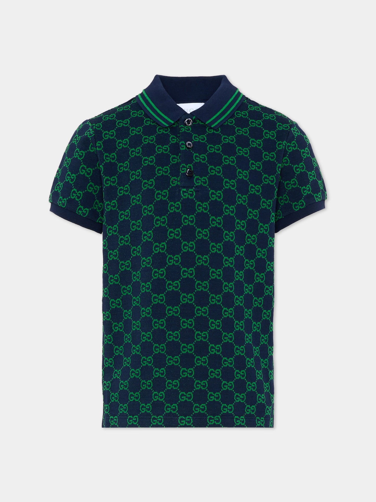 Polo multicolore GG pour enfants