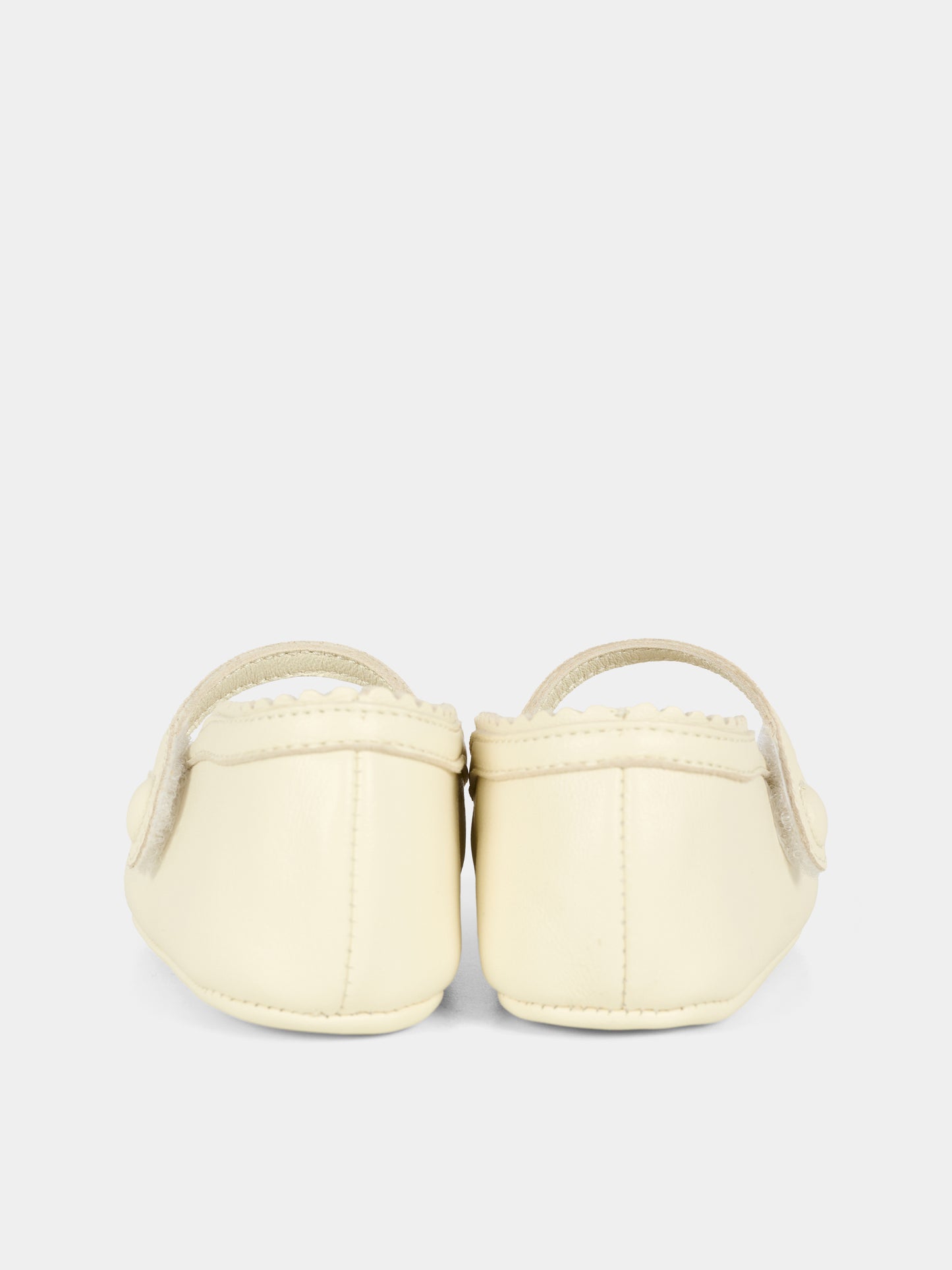 Ballerine avorio per neonata con GG,Gucci Kids,834357 1D700 9110
