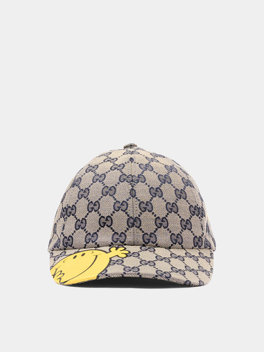 Cappello beige per bambini con Mr. Happy,Gucci Kids,860009 3HBJJ 4068