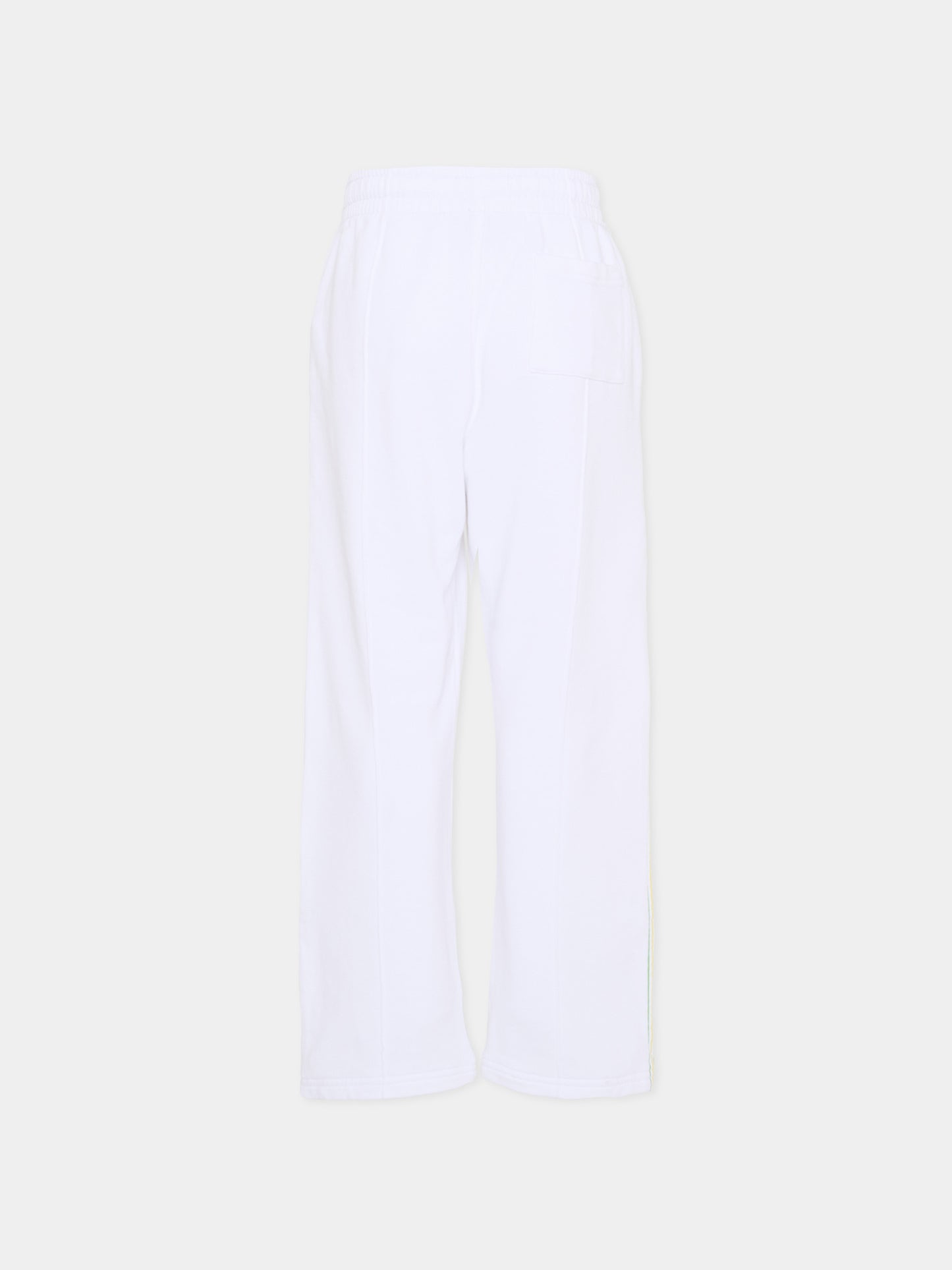 Pantaloni bianchi per bambini con onde,Casablanca,KSP26 JTR 265 01 EX BC