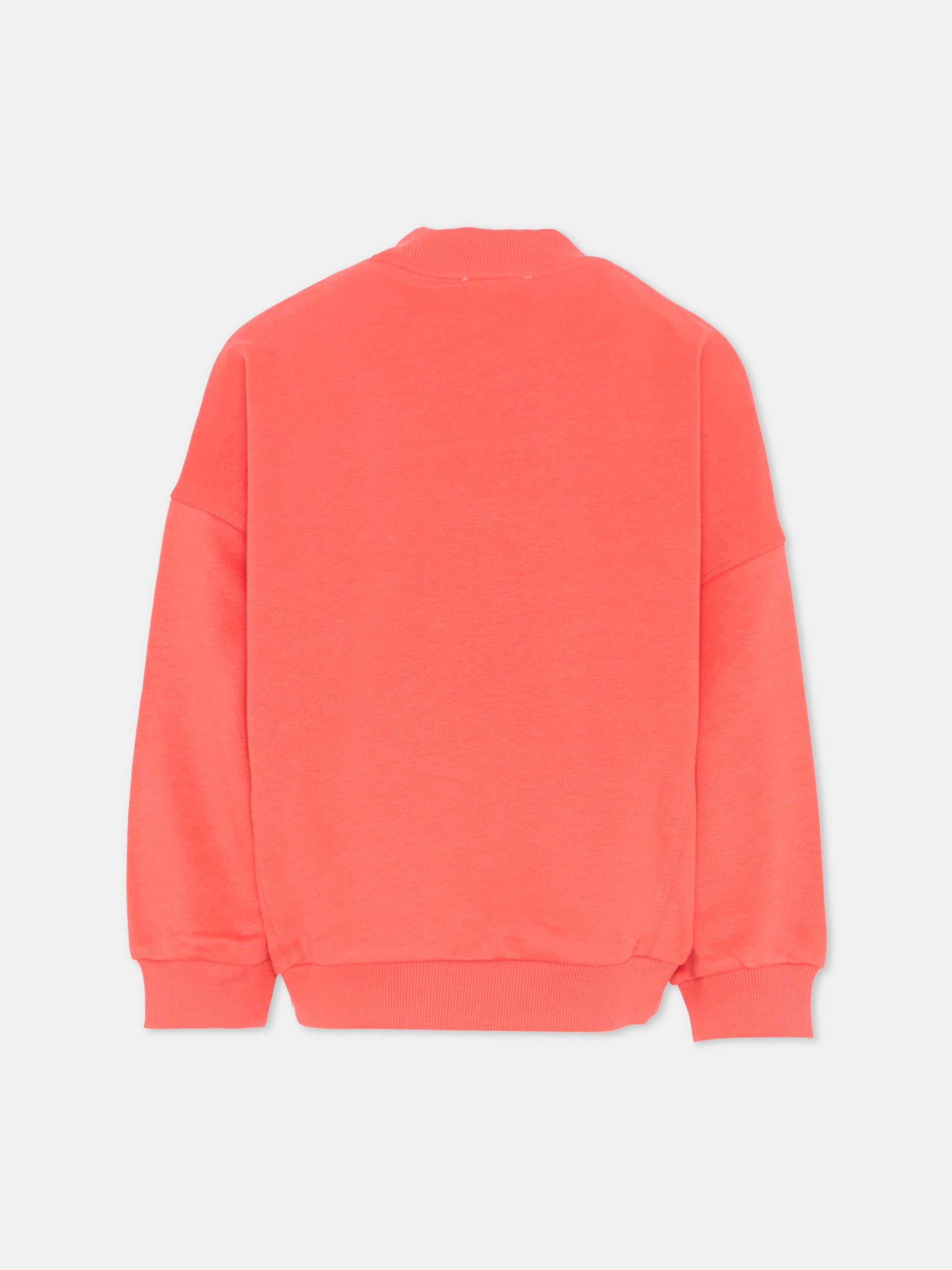 Felpa rossa Kenzo Tiger per bambini,Kenzo Kids,K61798 976