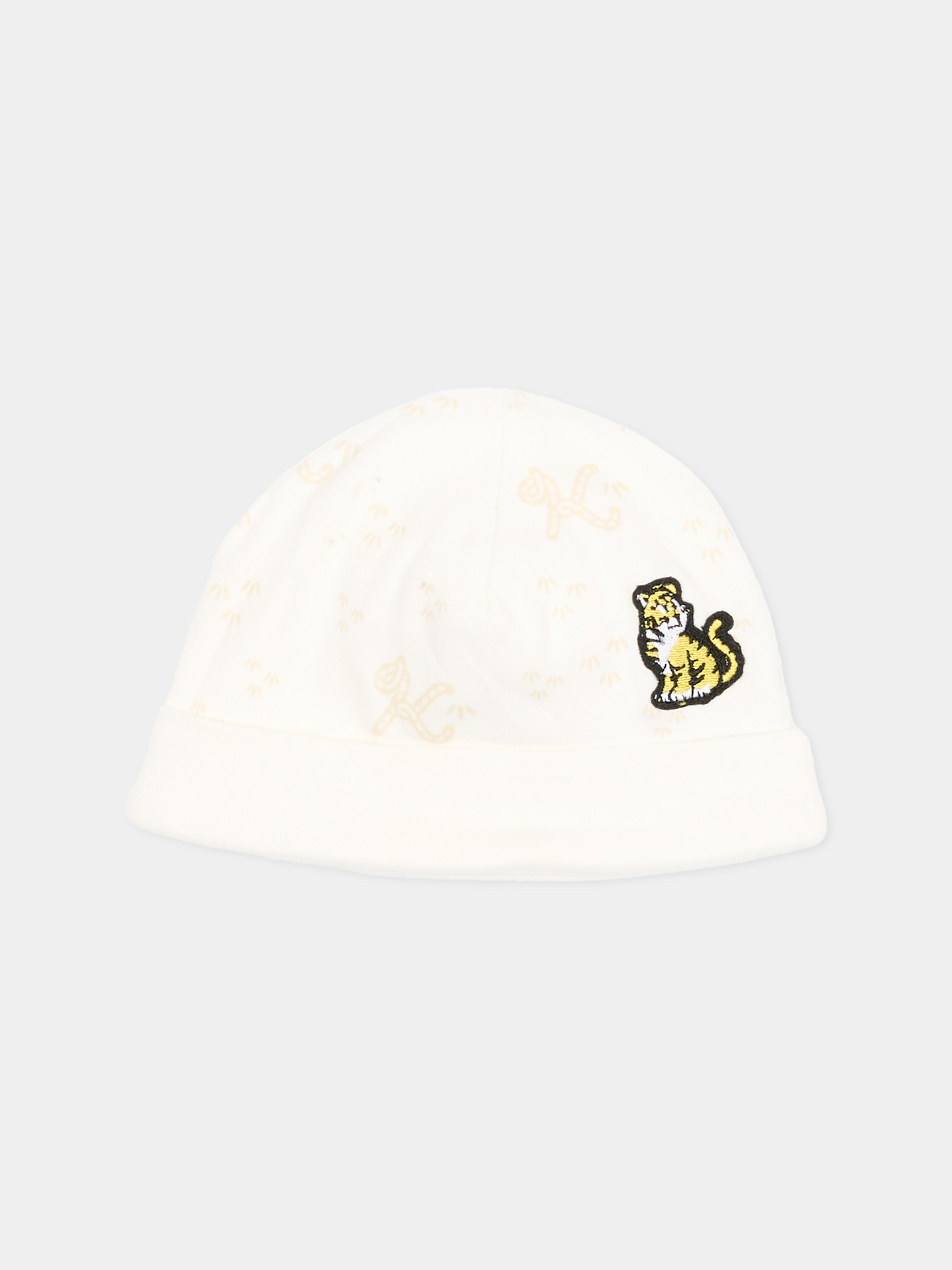 Set tutina avorio per neonati con logo,Kenzo Kids,K61857 117