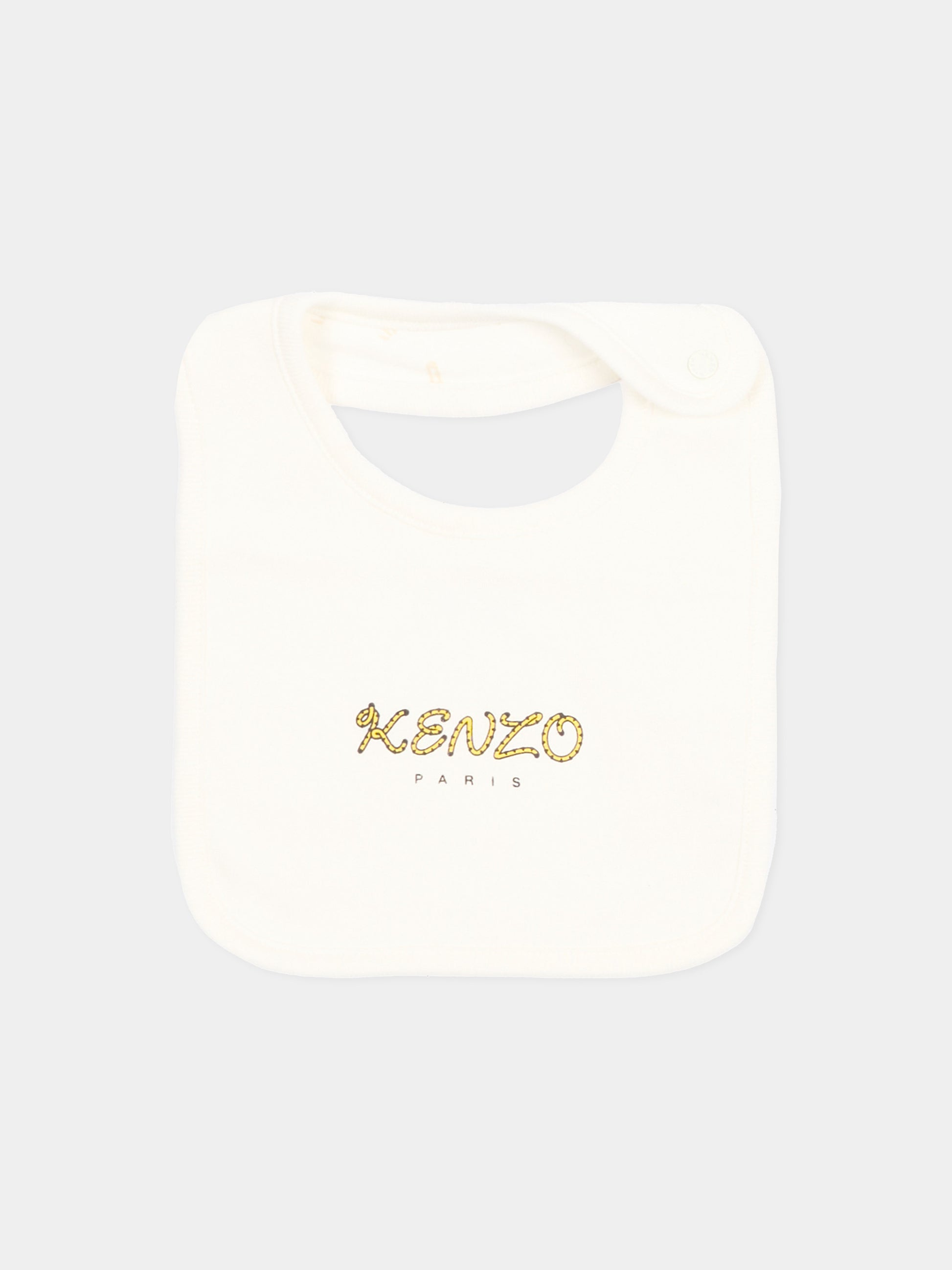 Set tutina avorio per neonati con logo,Kenzo Kids,K61857 117