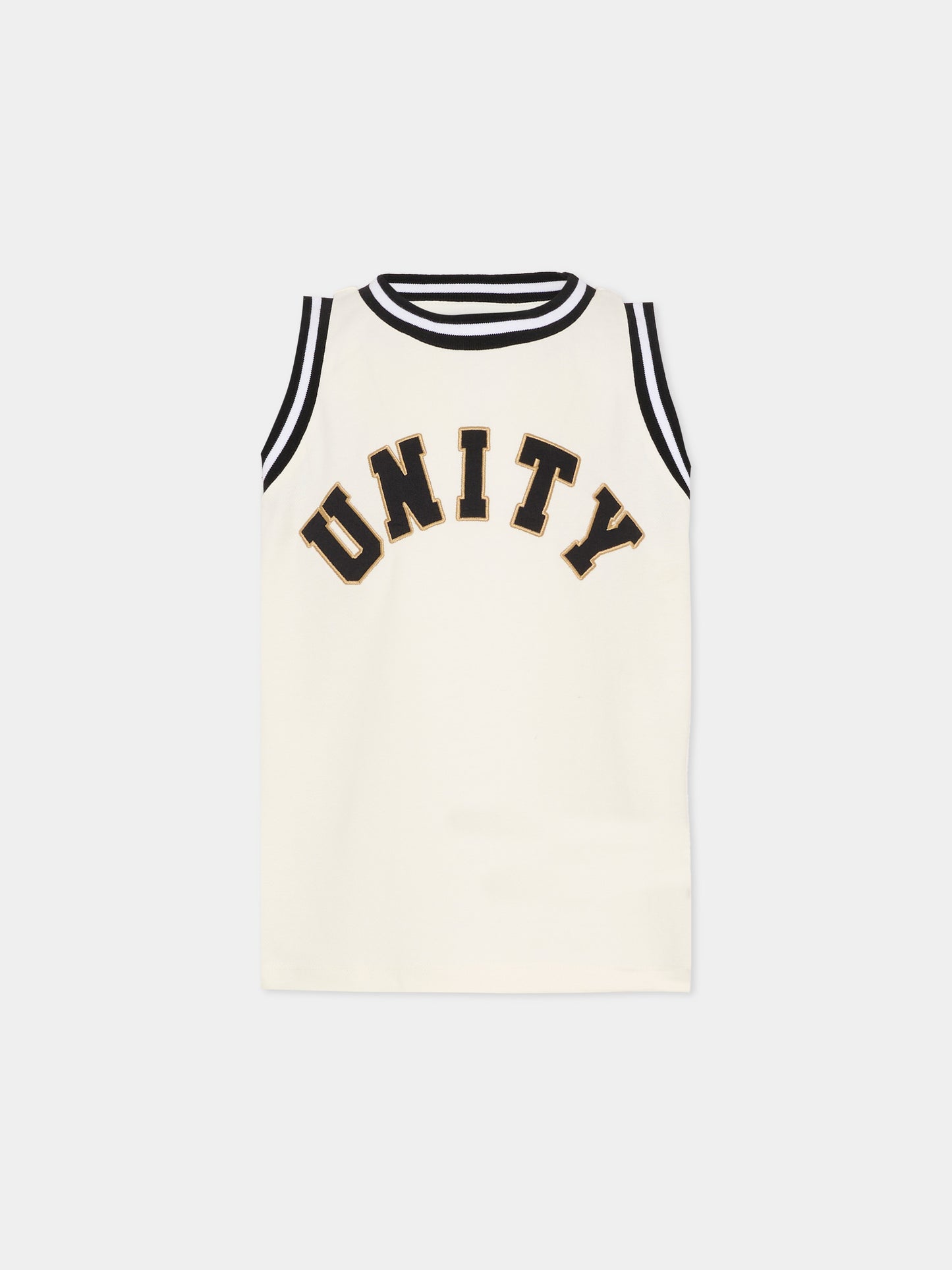 Canotta Real avorio per bambino con scritta,Molo,1S26A101 5632