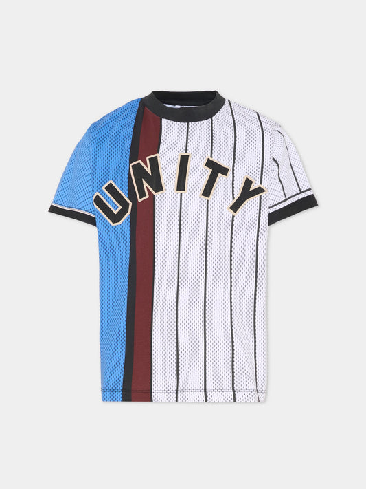 T-shirt Rodney multicolor per bambino con scritta,Molo,1S26A212 9881