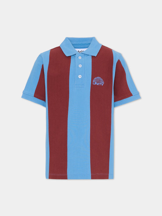 Polo Reyo multicolor per bambino con scritta,Molo,1S26A302 9555