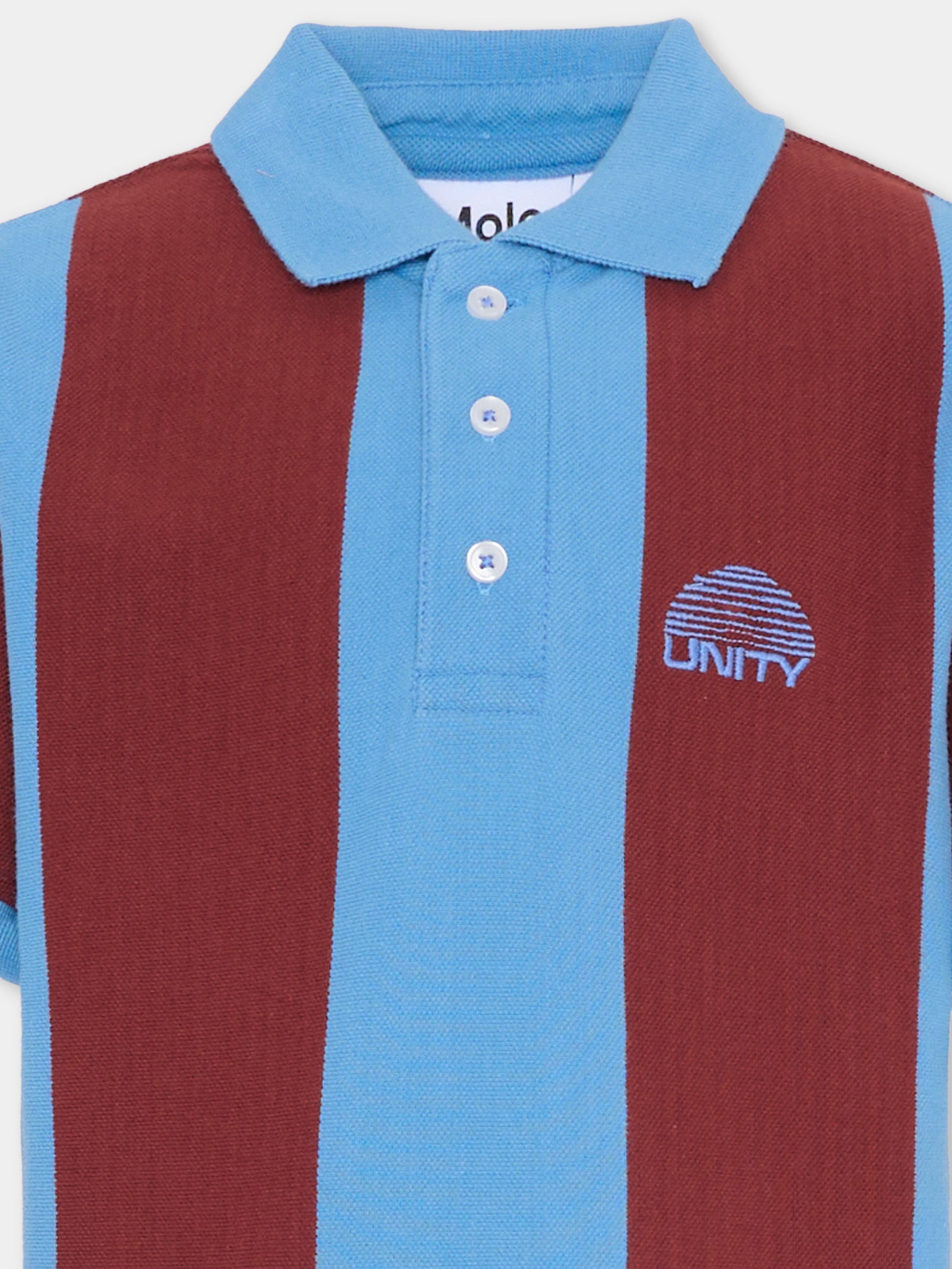 Polo Reyo multicolor per bambino con scritta,Molo,1S26A302 9555