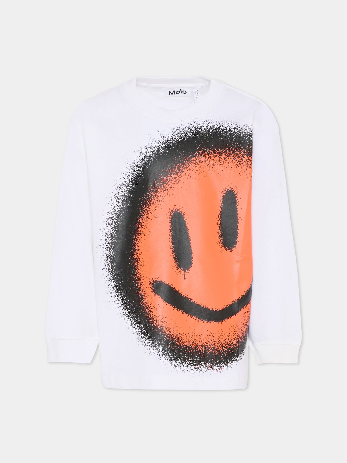 T-shirt Rube bianca per bambino con smile,Molo,1S26A411 9885