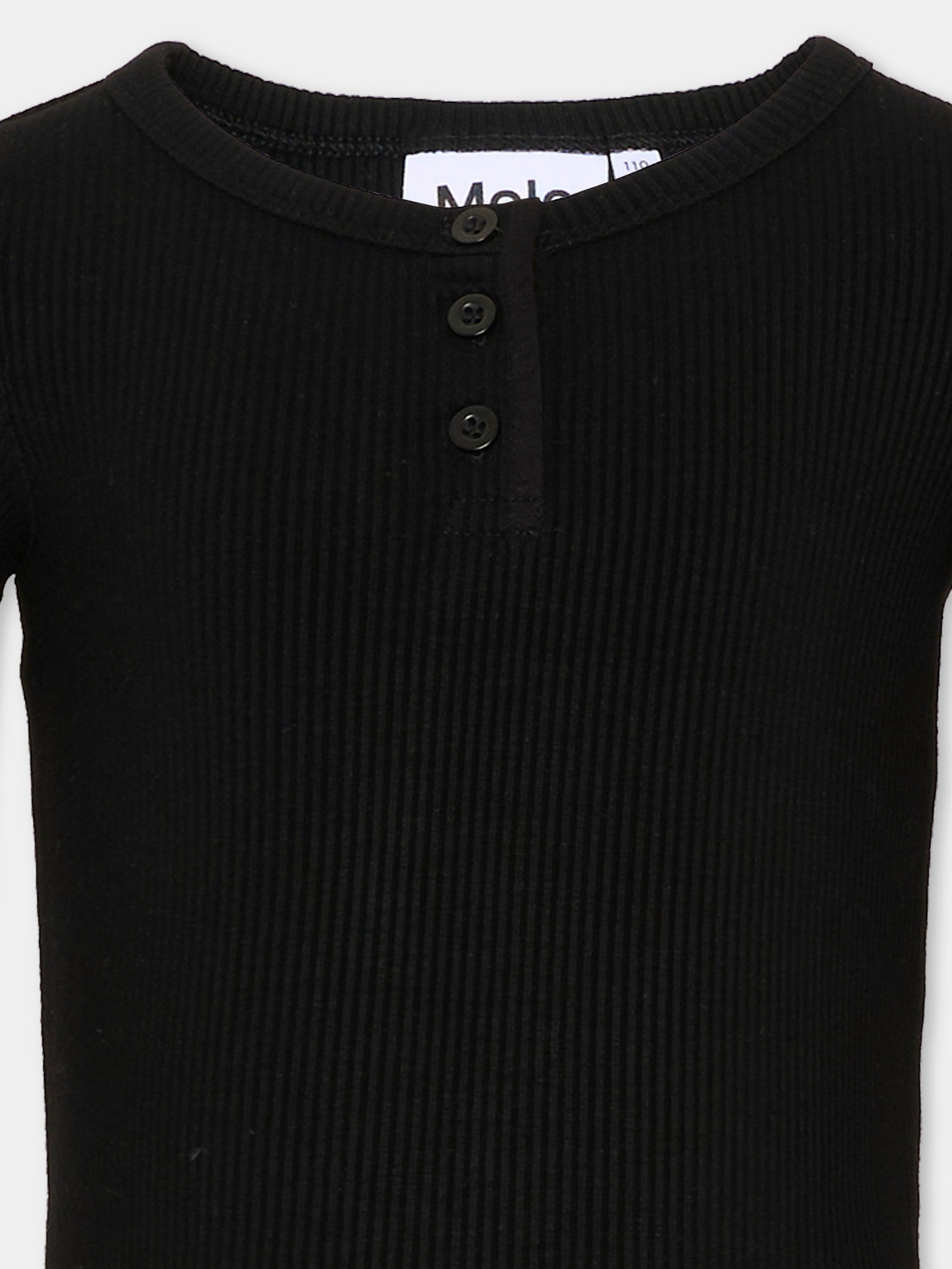 T-shirt Rubertha nera per bambina,Molo,2S26A401 0099