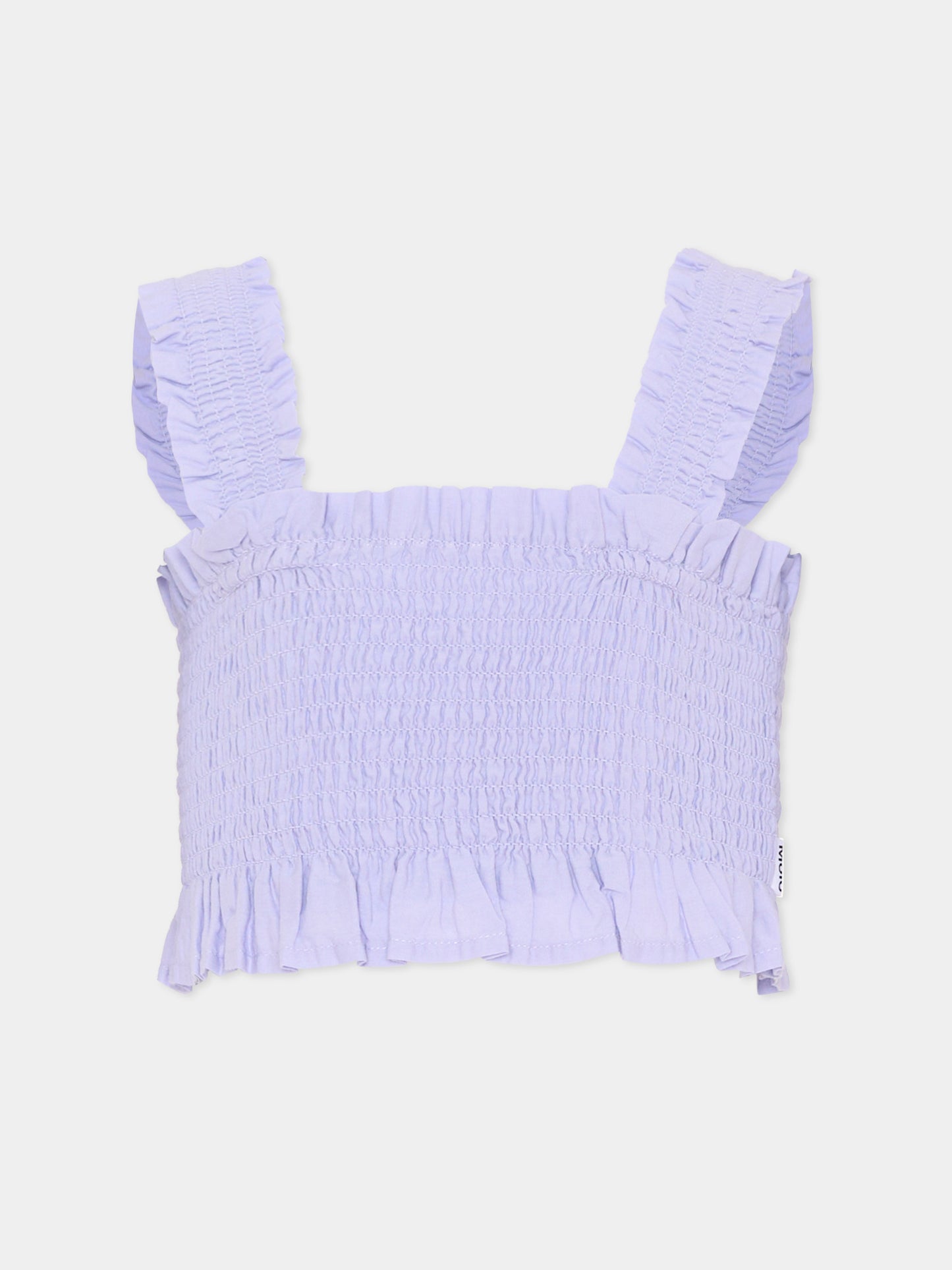 Top lilla Rolfia per bambina,Molo,2S26C401 5622