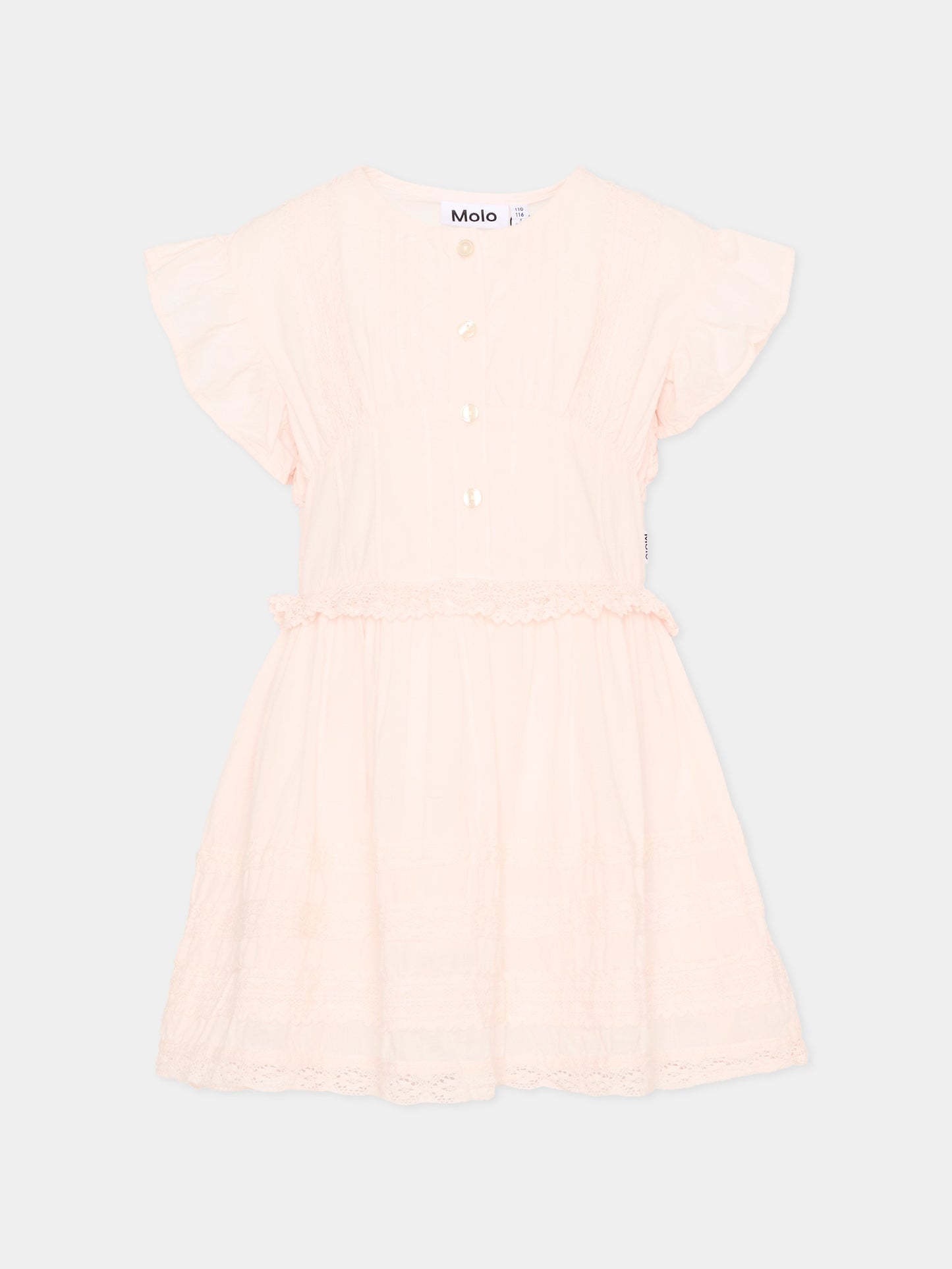 Vestito rosa Carmelia per bambina,Molo,2S26E126 5647