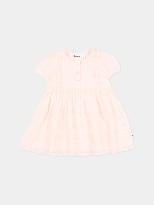 Vestito rosa Carnation per neonata,Molo,4S26E120 5647