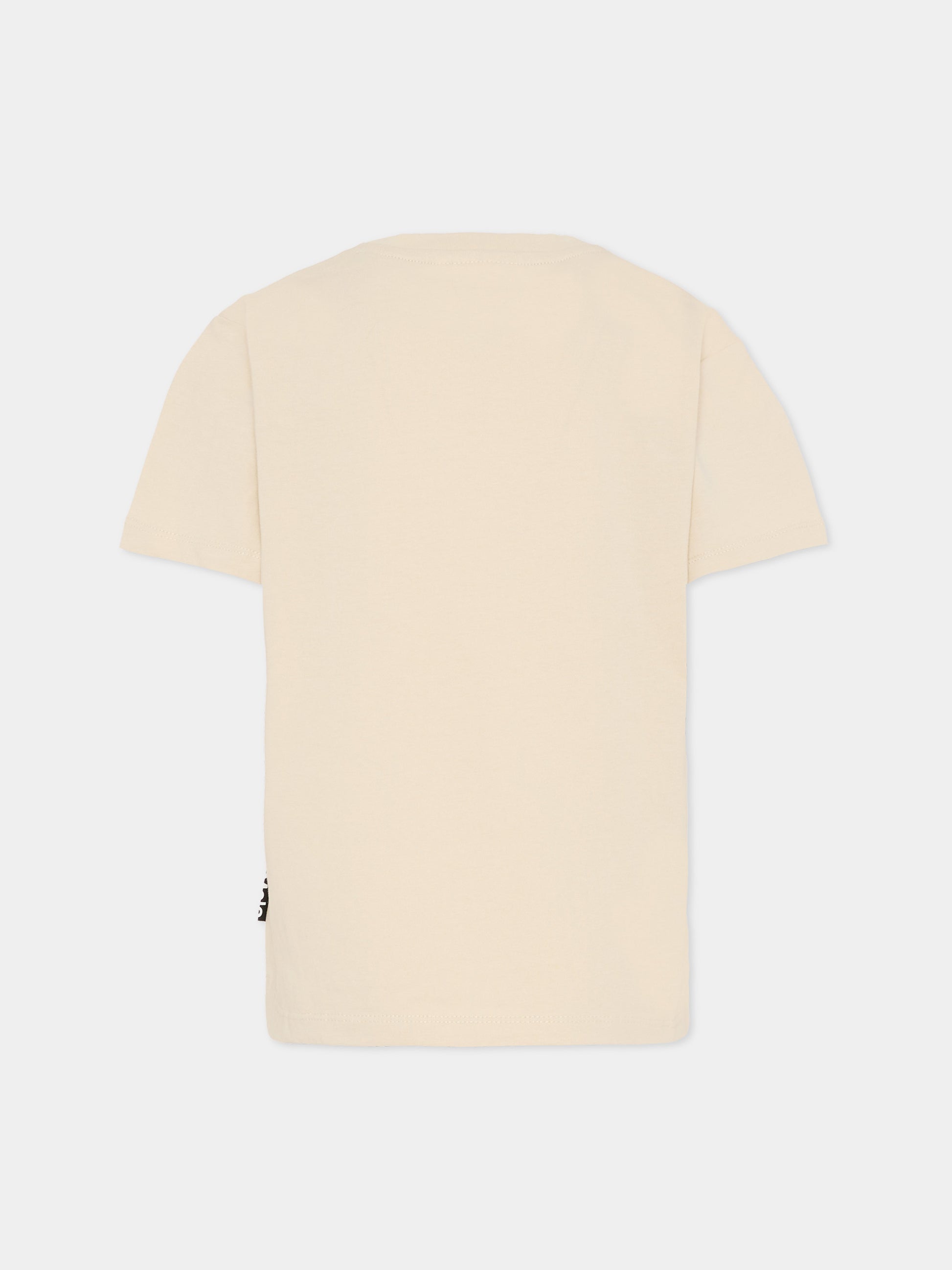 T-shirt Riley beige per bambini con arcobaleno,Molo,6S26A207 9821