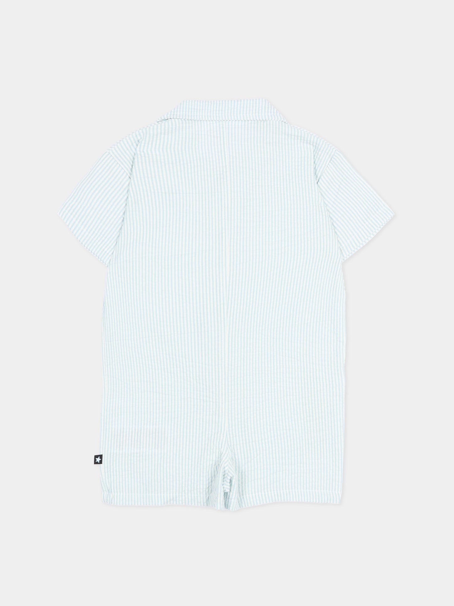 Pagliaccetto celeste Falk per neonato a righe,Molo,6S26B801 9568