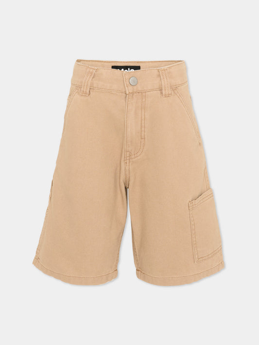Shorts beige Archie per bambini,Molo,6S26H106 5631