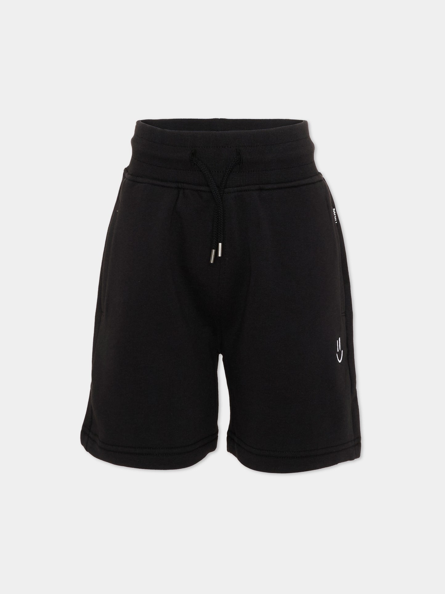 Shorts sportivi neri Alw per bambini,Molo,6S26H201 0099