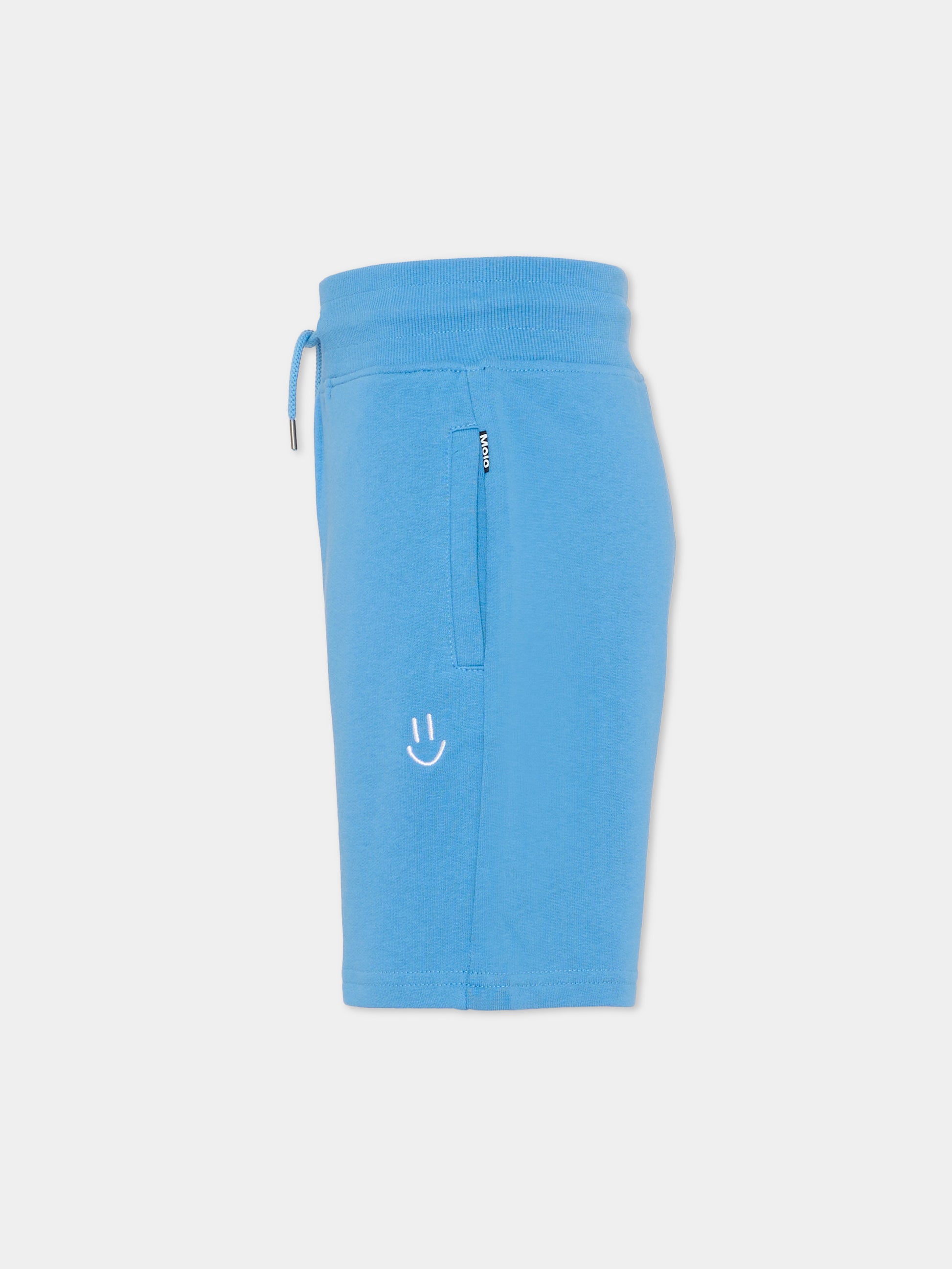 Shorts Alw azzurro per bambini con smile,Molo,6S26H201 5615