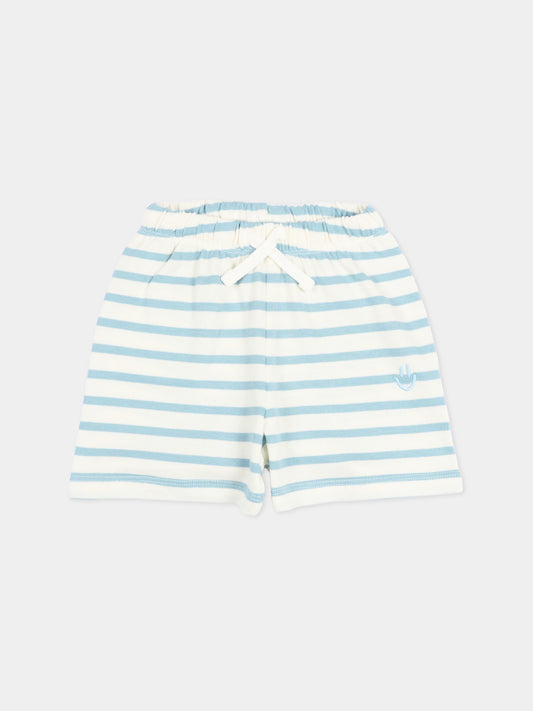 Shorts multicolor Skie per neonato a righe,Molo,6S26H204 5677