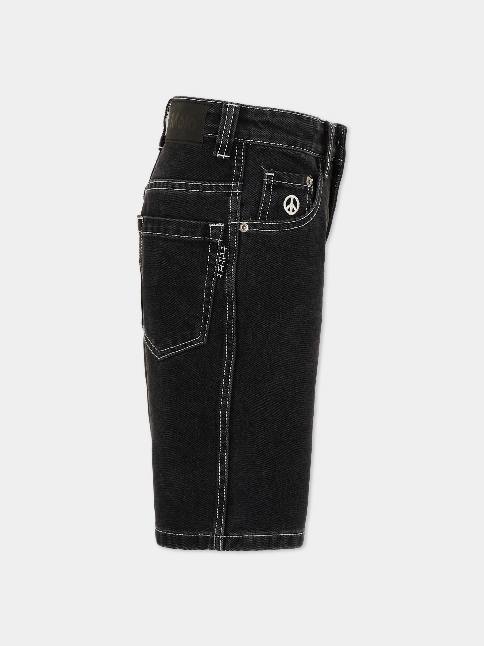 Shorts Alpha neri per bambini,Molo,6S26H303 1866