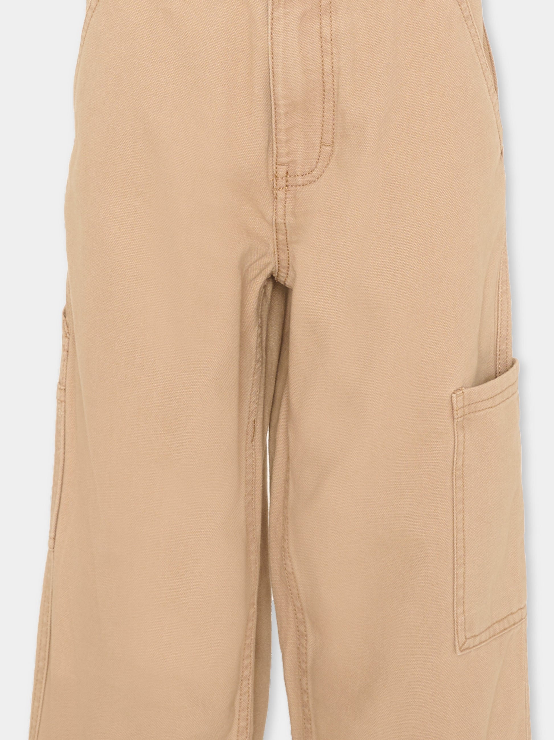 Jeans marroni Archer per bambini,Molo,6S26I106 5631