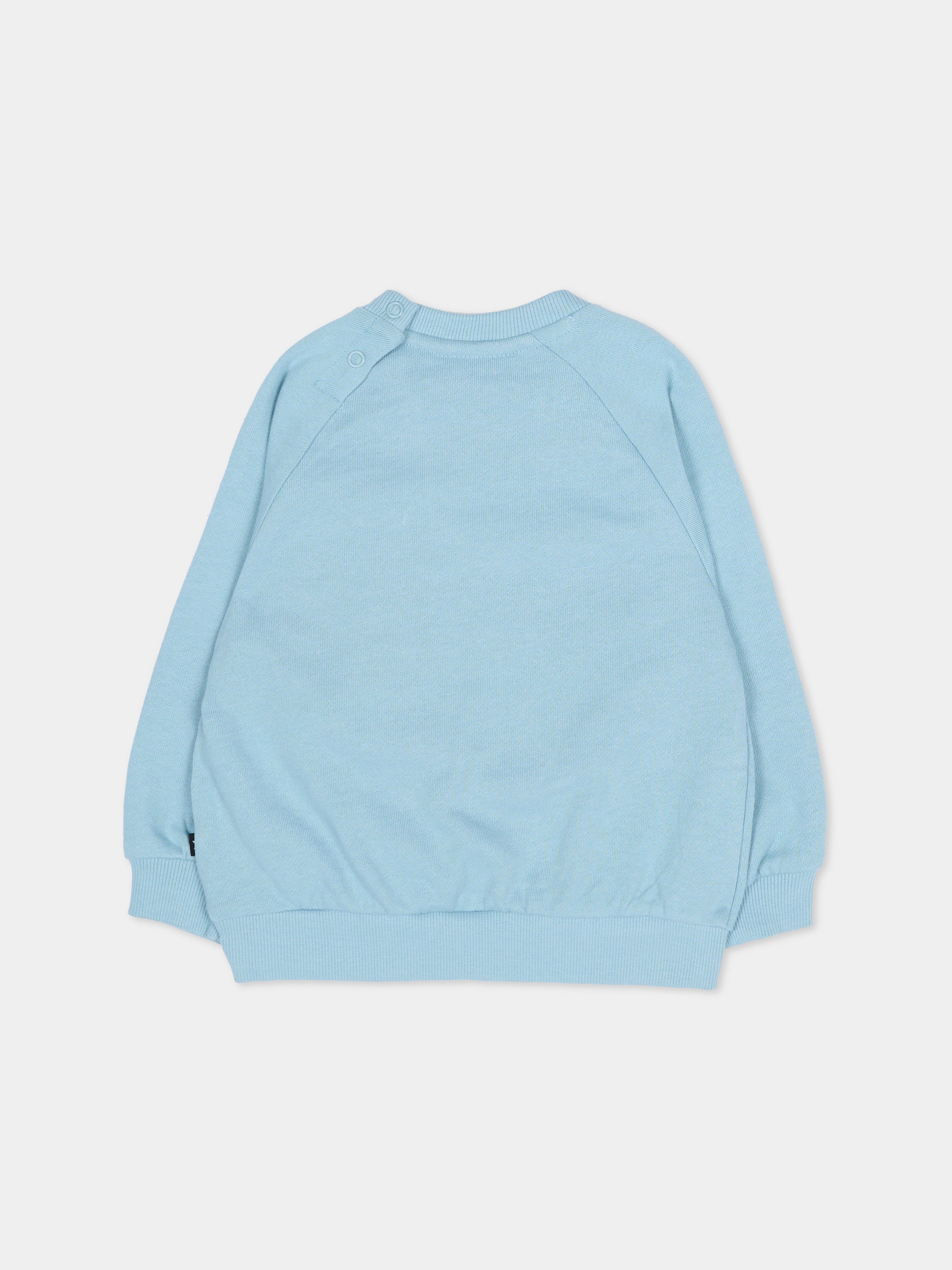 Felpa Disc celeste per neonato con animale,Molo,6S26J203 5614