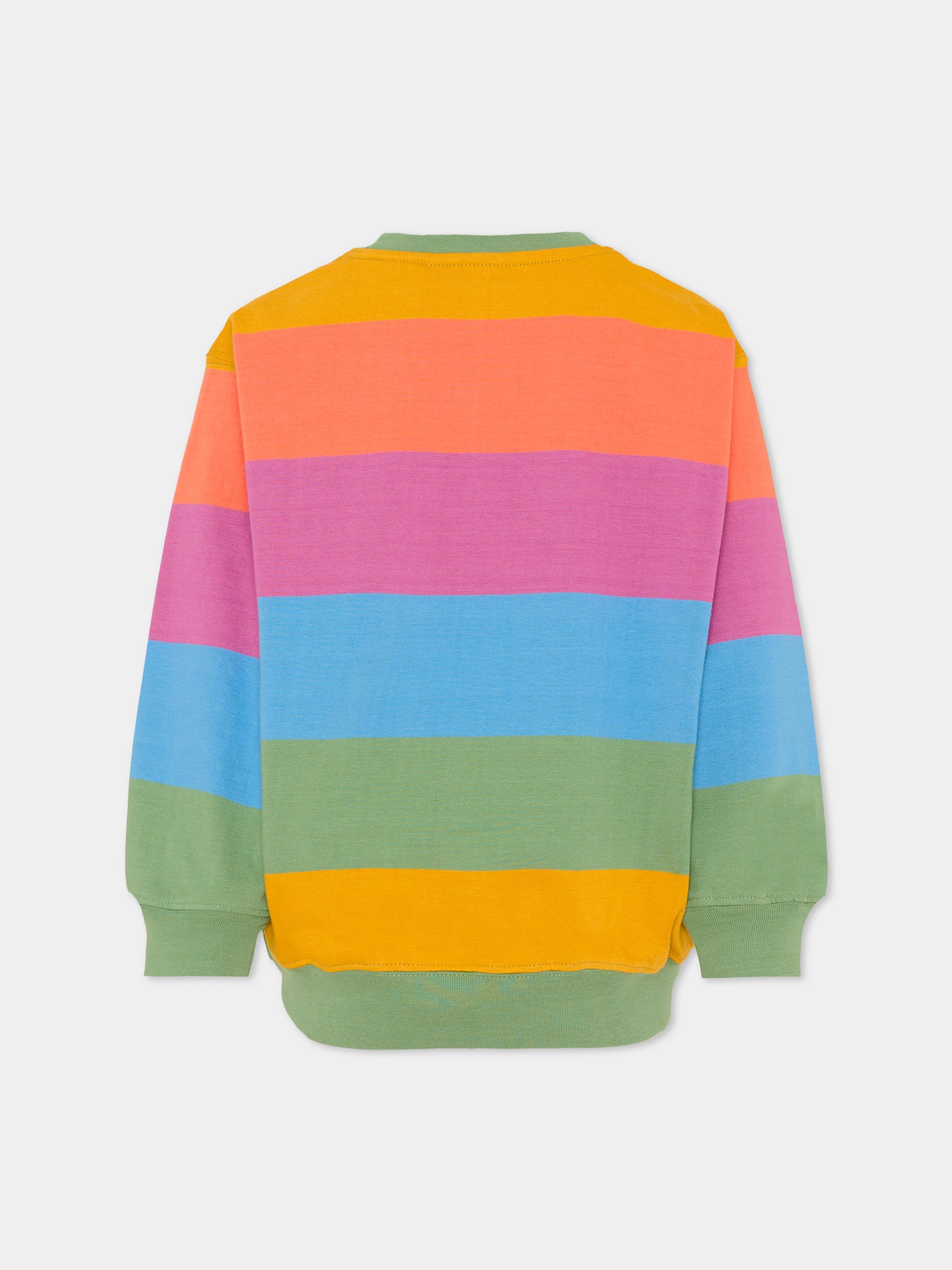 Felpa Monti multicolor per bambini con motivo a righe,Molo,6S26J206 9579