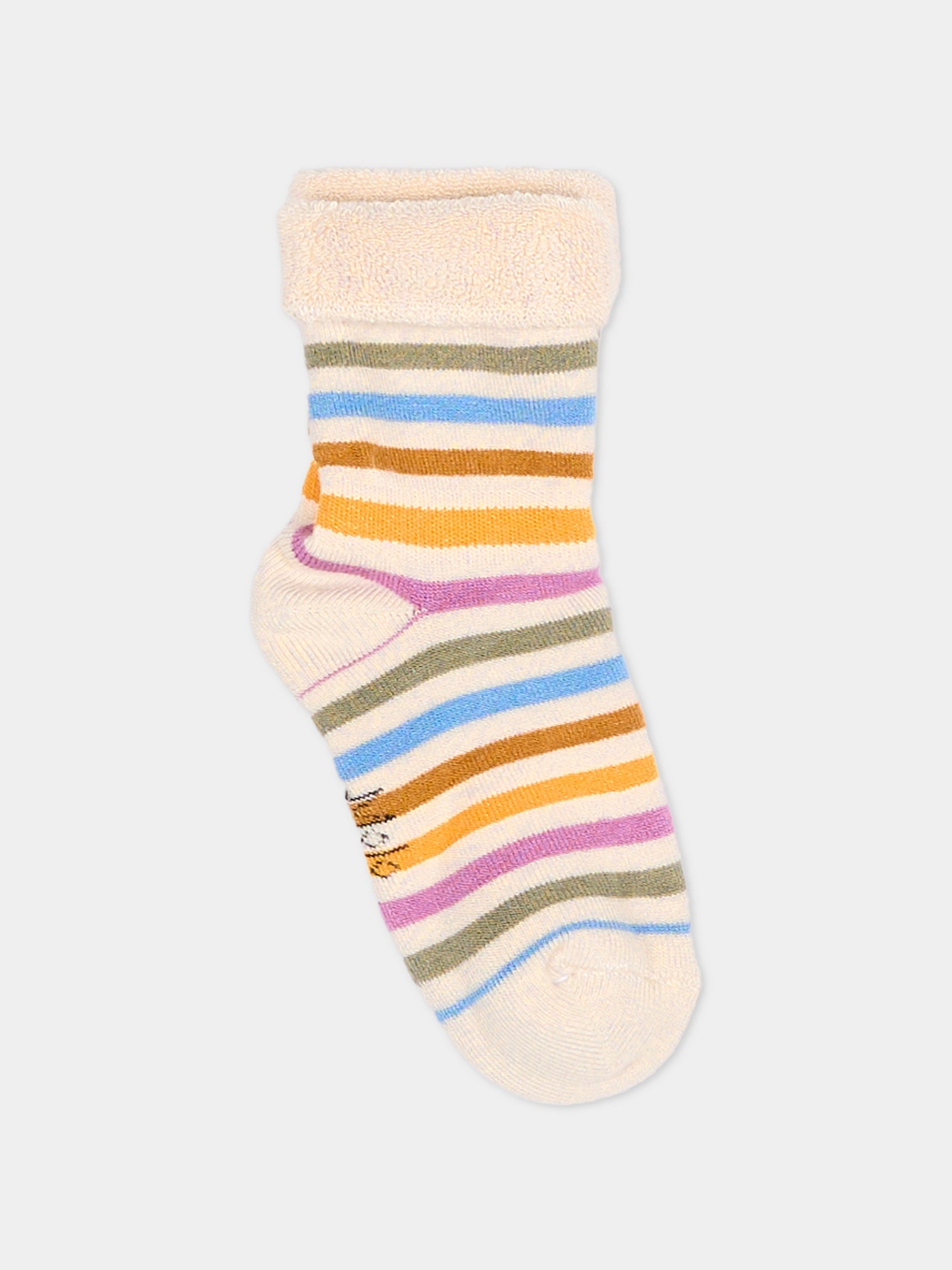 Set calzini beige per bambini con smile,Molo,7S26G105 9839