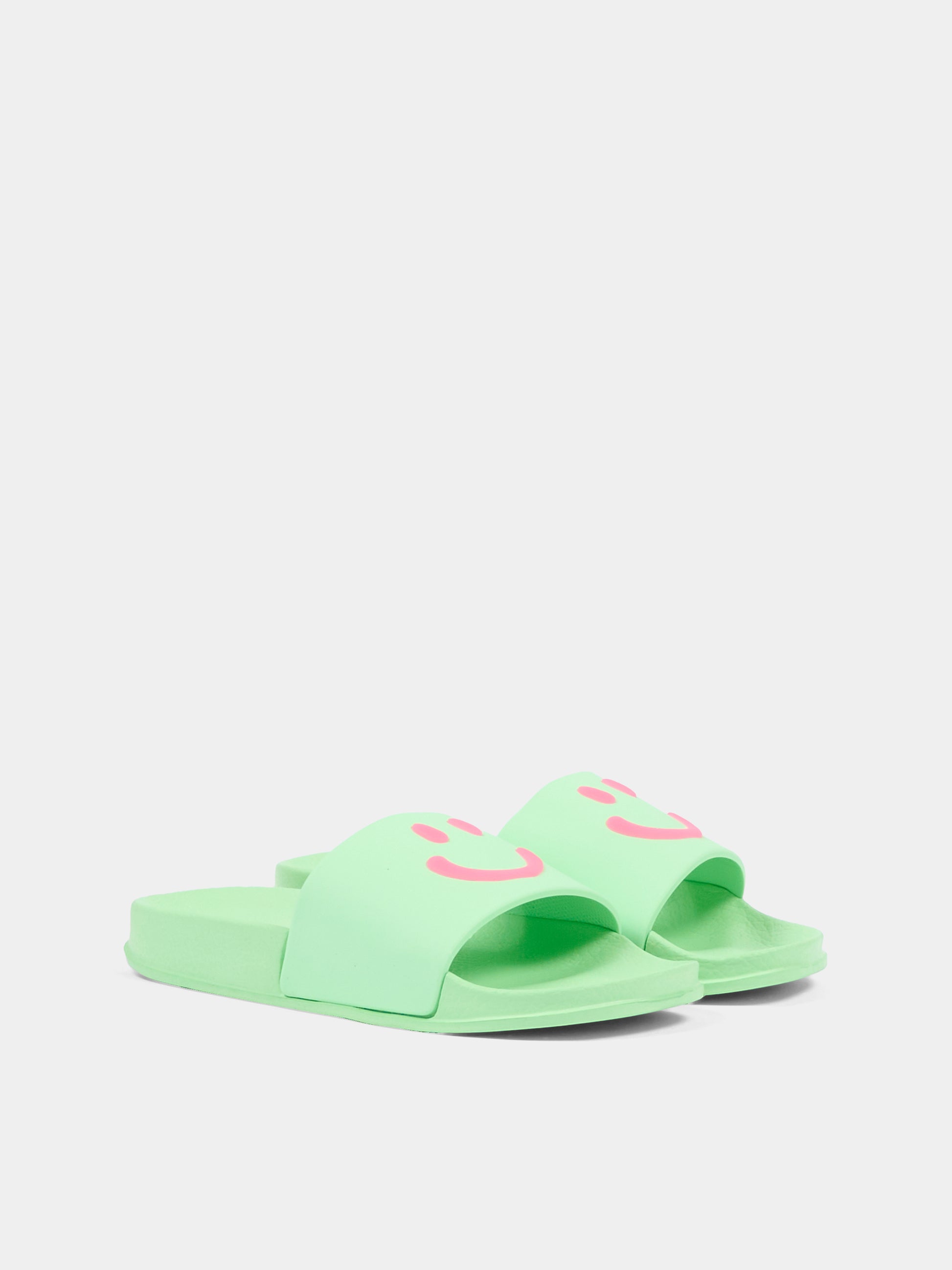 Ciabatte Zhappy verdi per bambina con smile,Molo,7S26U201 5610