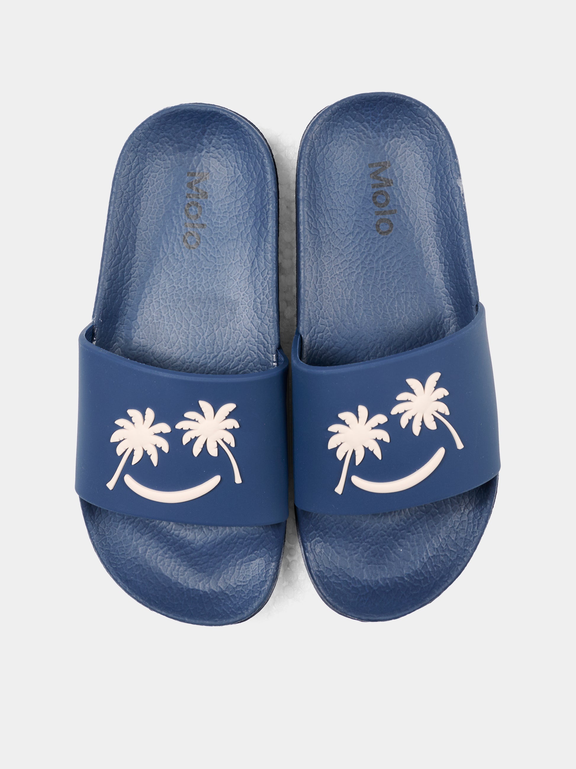 Ciabatte Zhappy blu per bambini con smile e palme,Molo,7S26U201 5618