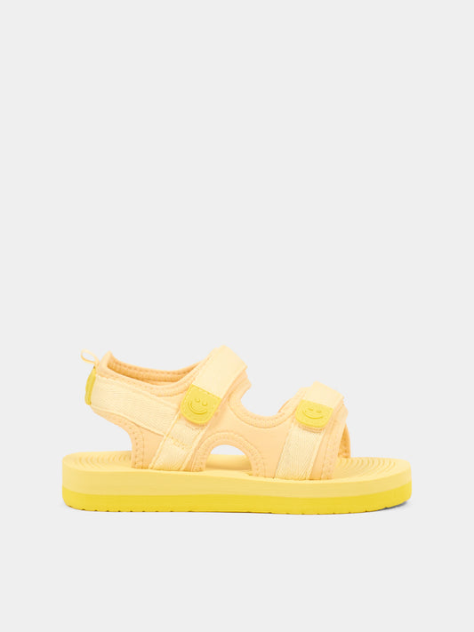 Sandali gialli per neonati e bambini con logo,Molo,7S26U301 5595