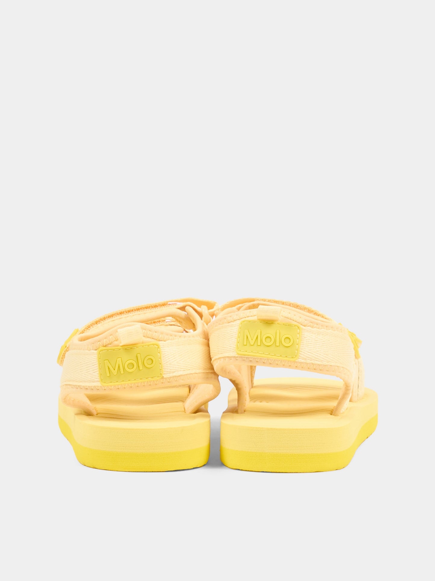 Sandali gialli per neonati e bambini con logo,Molo,7S26U301 5595