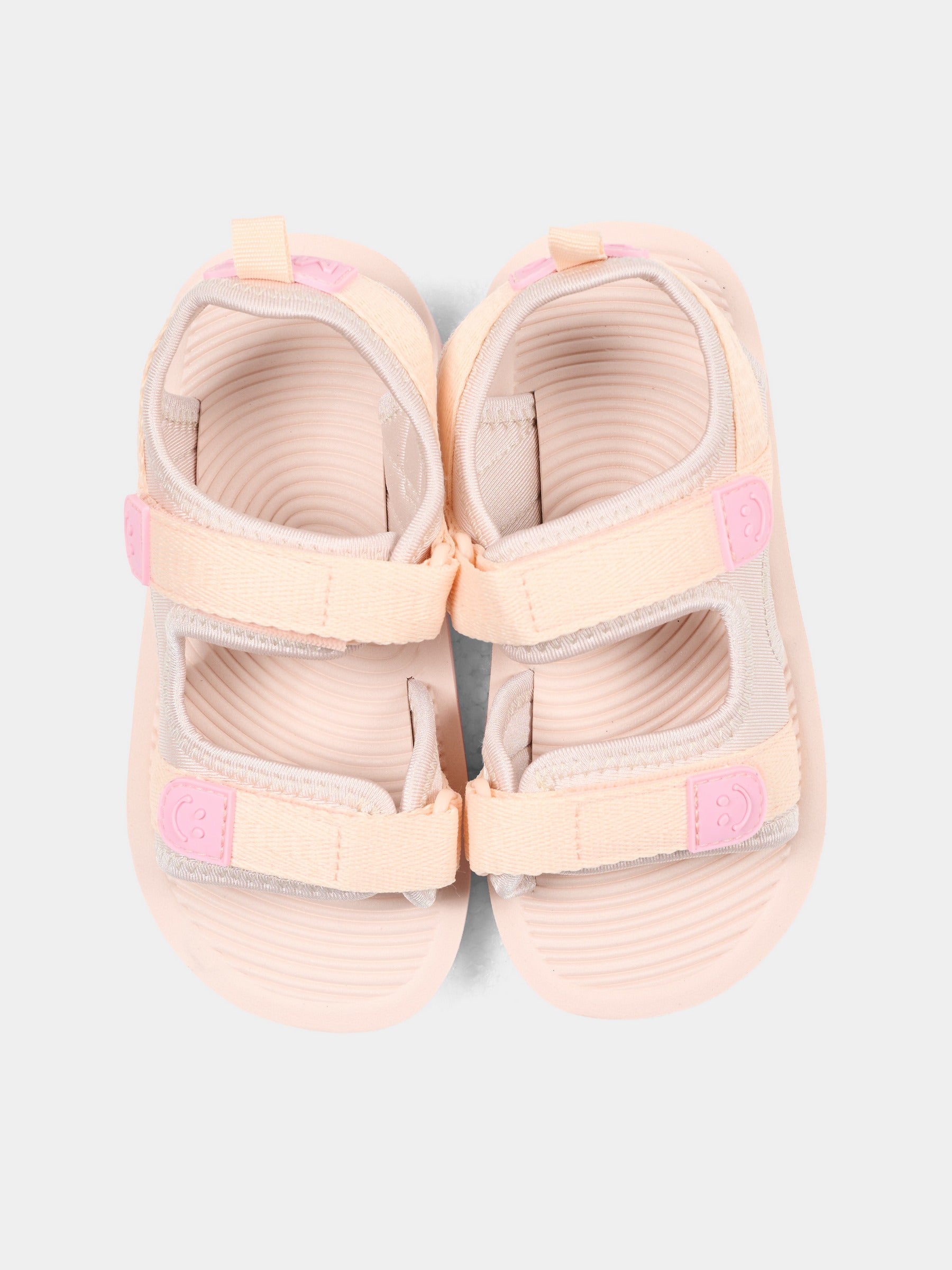 Sandali rosa per neonata e bambina con logo,Molo,7S26U301 5606