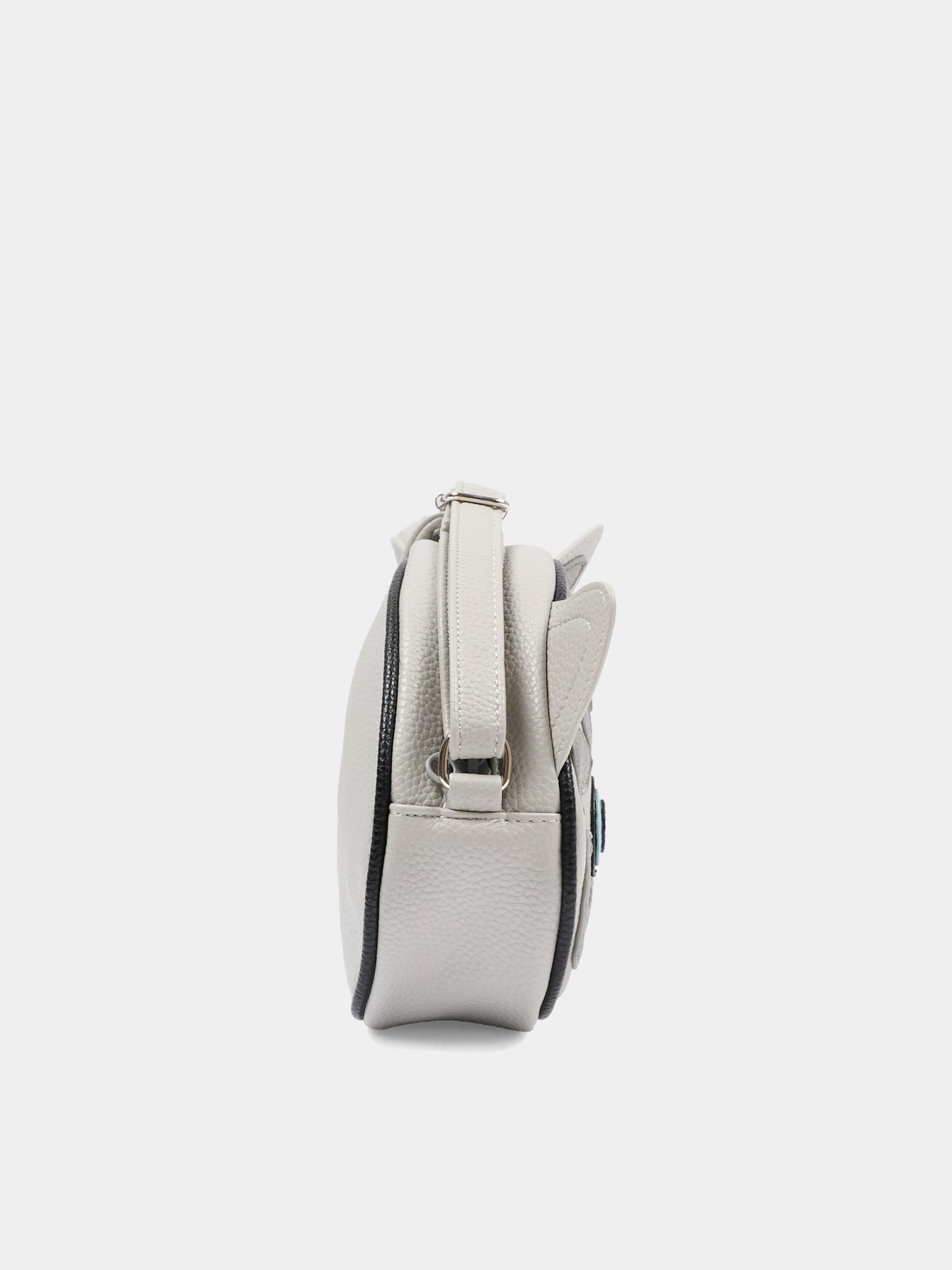 Borsa grigia per bambina con gatto,Molo,7S26V109 0297