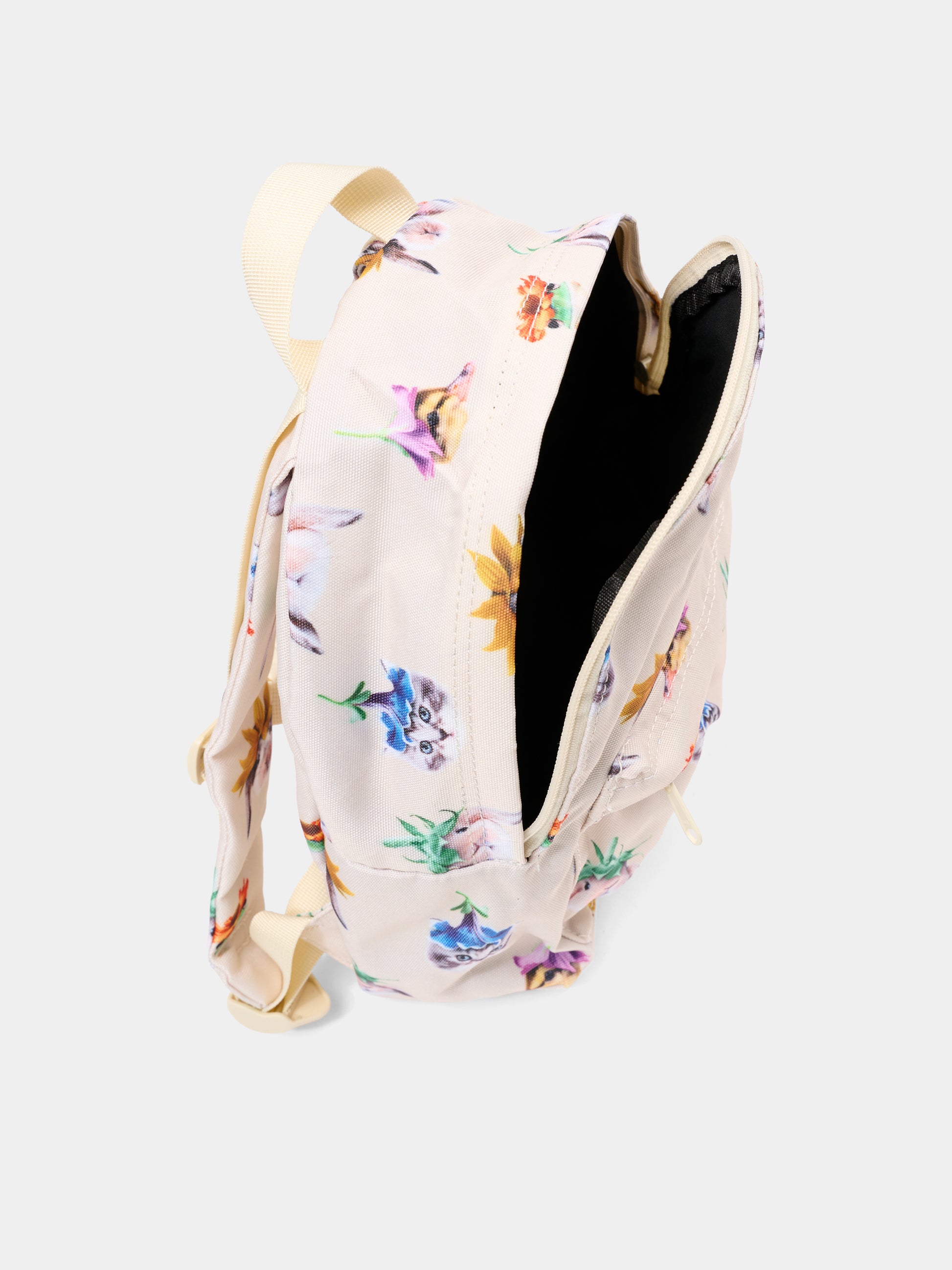 Zaino beige per bambina con animali,Molo,7S26V201 9539