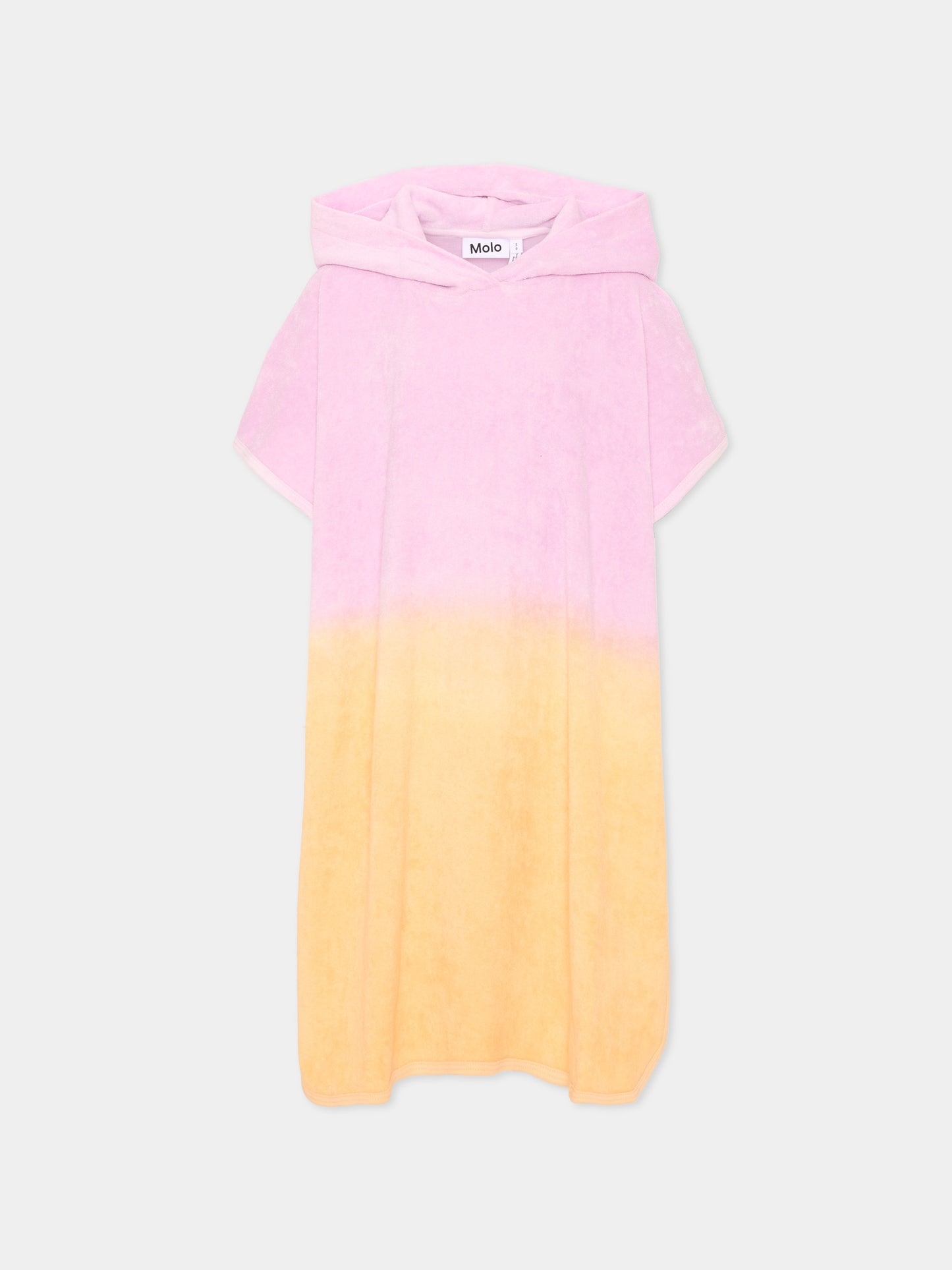 Accappatoio multicolor Beach Cover Up per bambina,Molo,7S26Y101 5225