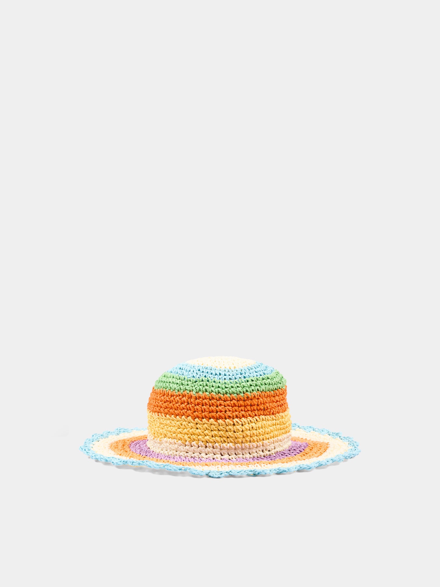 Cappello multicolor Scallop Straw per bambina,Molo,7S26Y310 9525