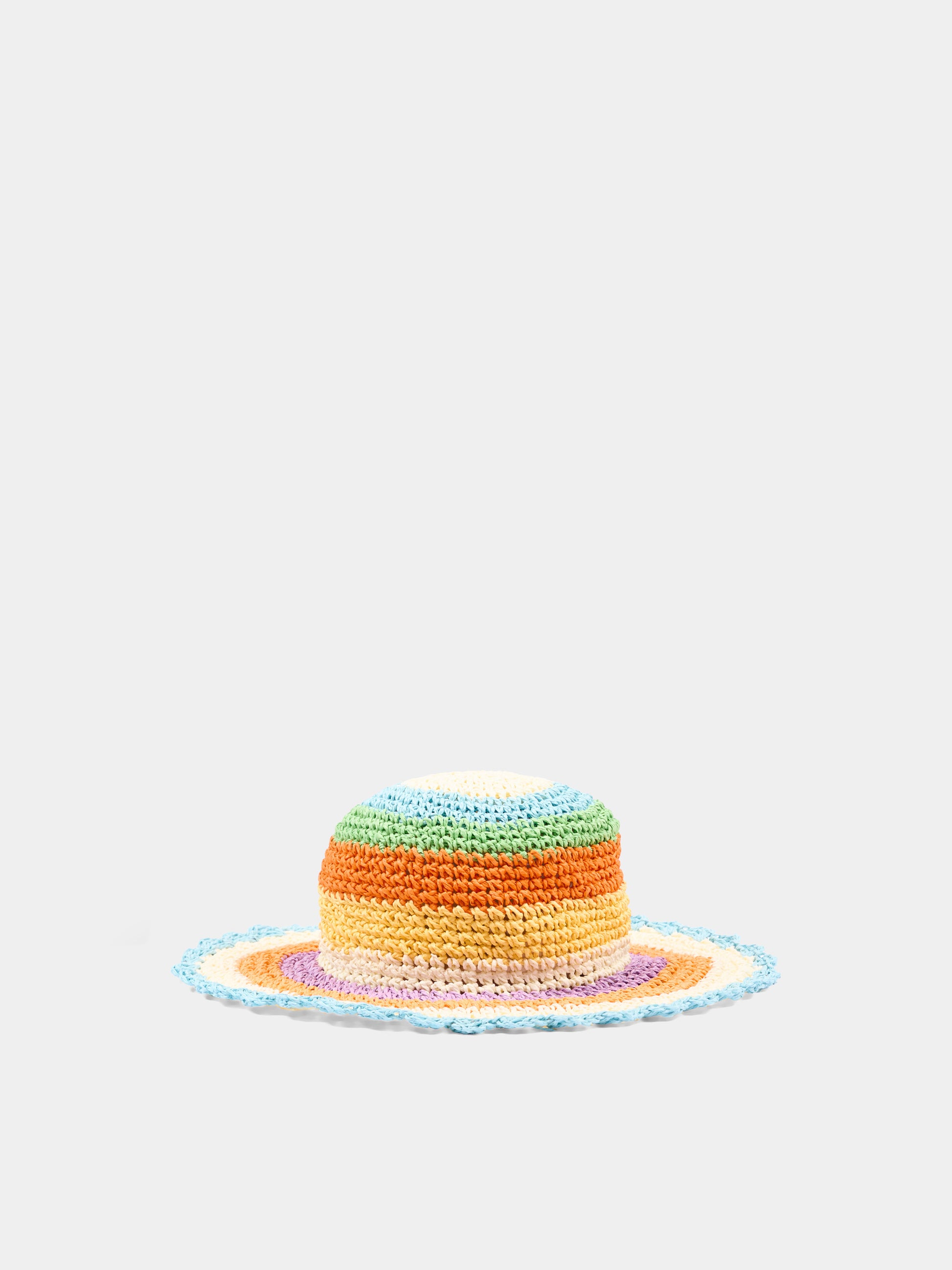Cappello multicolor Scallop Straw per bambina,Molo,7S26Y310 9525