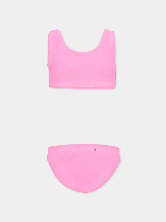 Bikini fuchsia Nola Crepe pour Fille