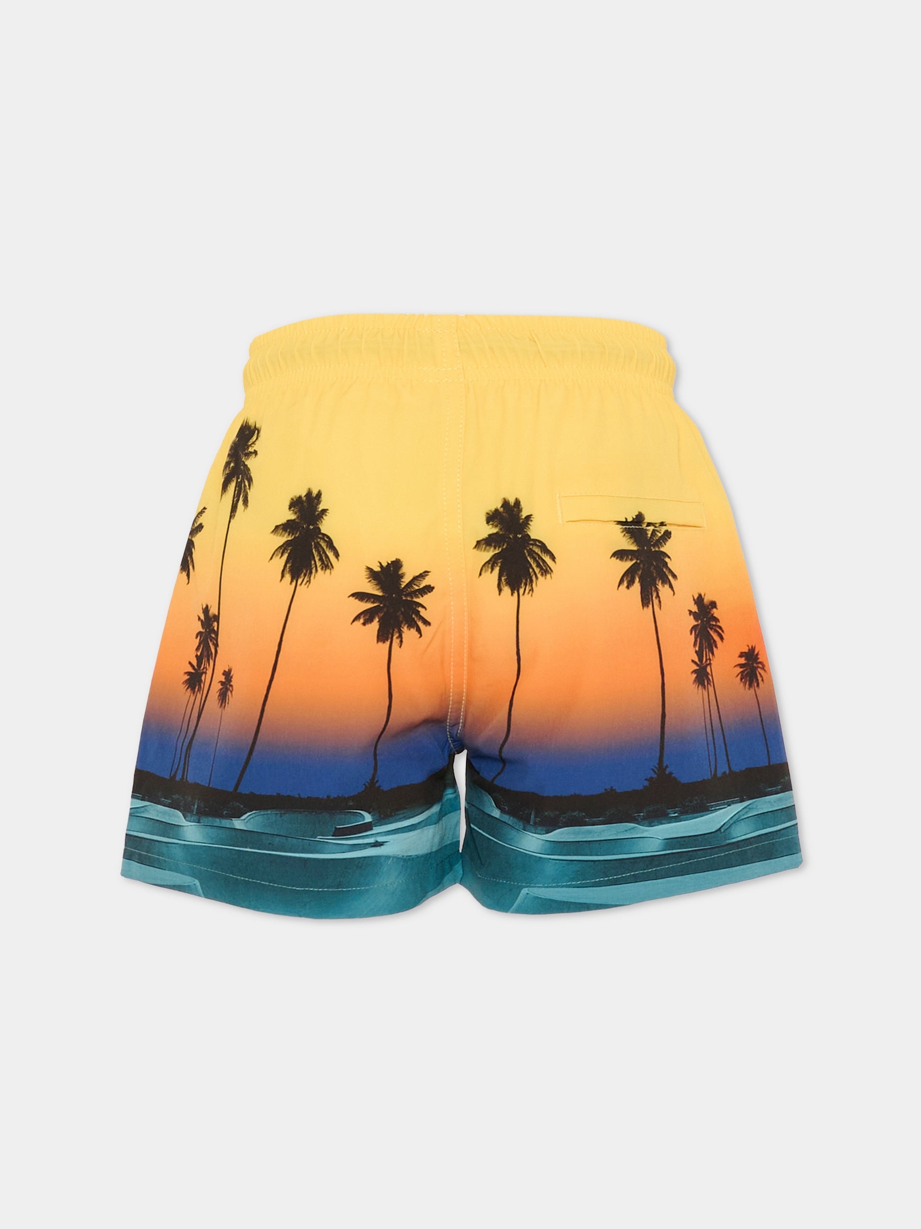 Boxer mare Niko multicolor per bambino con skate,Molo,8S26P402 5196