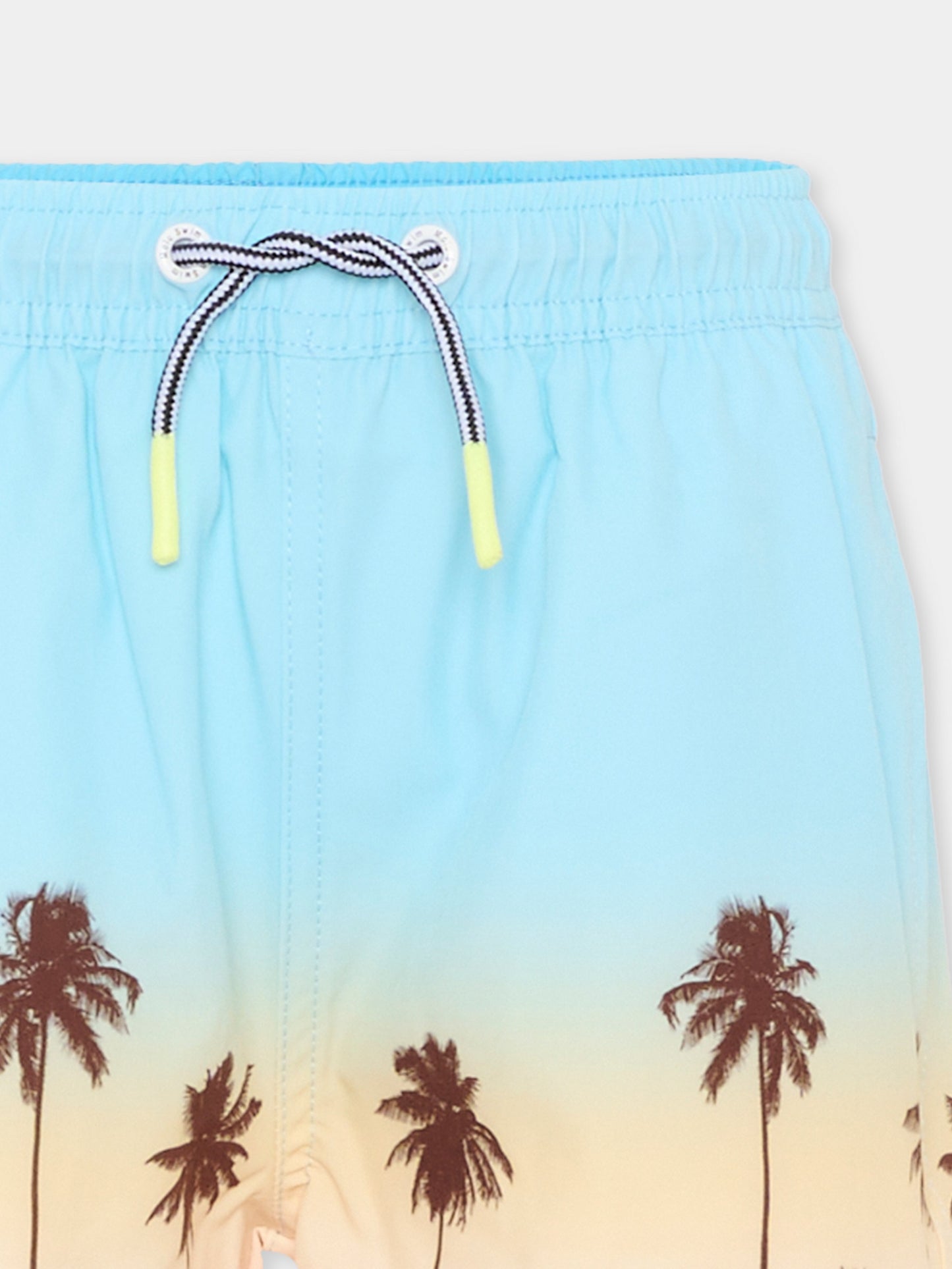 Boxer mare Nilson multicolor per bambino con stampa palme,Molo,8S26P404 5197