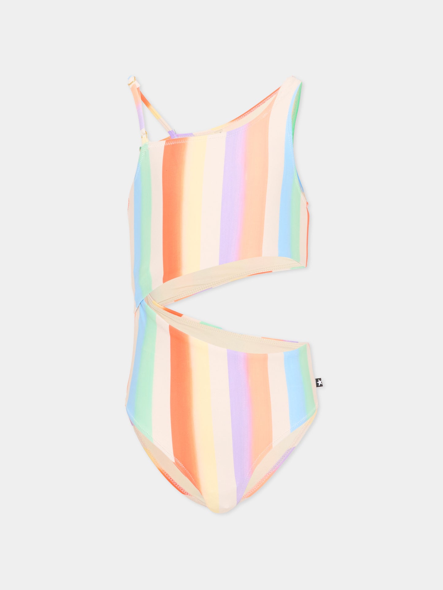 Costume multicolor Naan per bambina con cut-out,Molo,8S26P519 9525