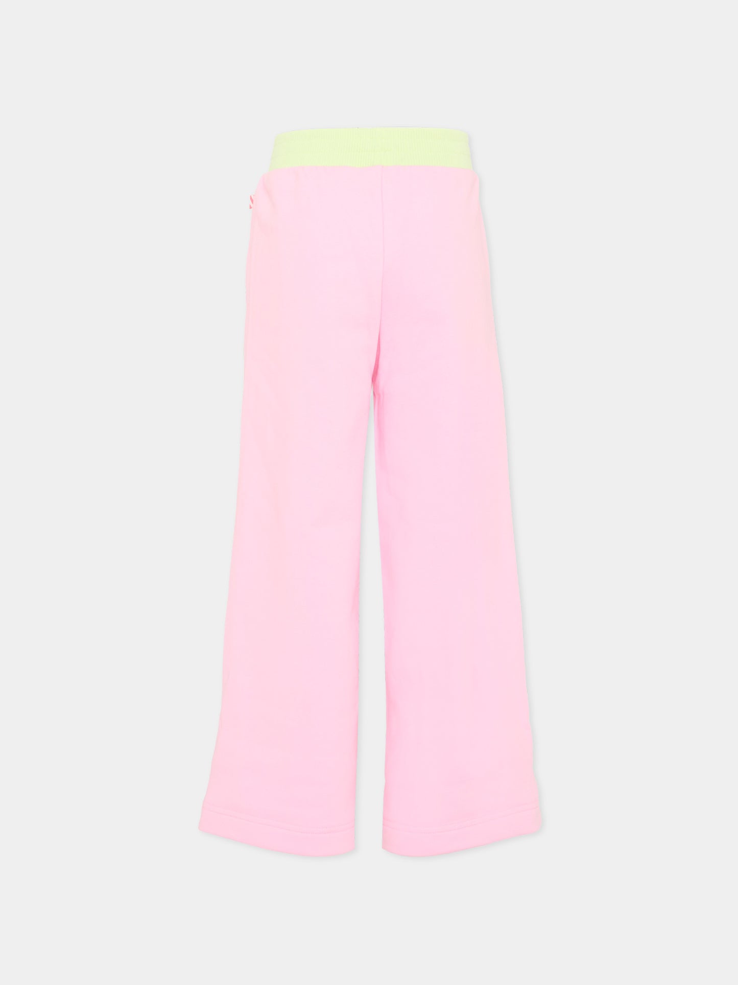 Pantaloni sportivi rosa per bambina,Billieblush,U21848 46N