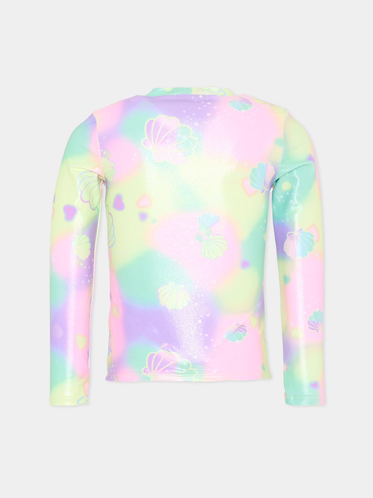 T-shirt Anti UV multicolor per bambina,Billieblush,U21988 929